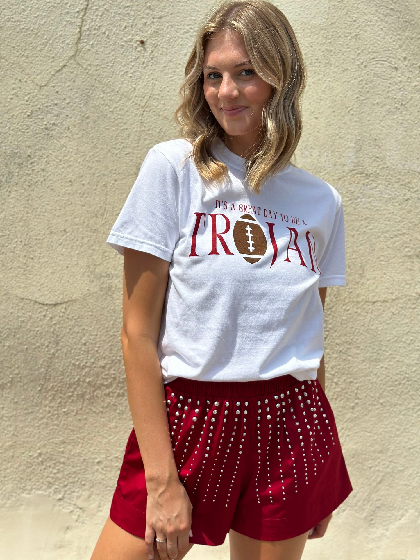 great day to be a trojan tee