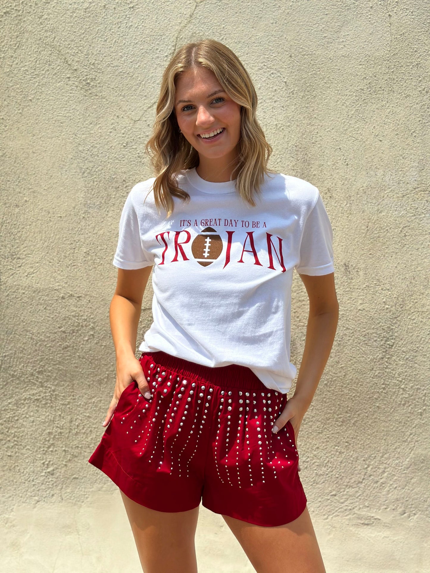 great day to be a trojan tee