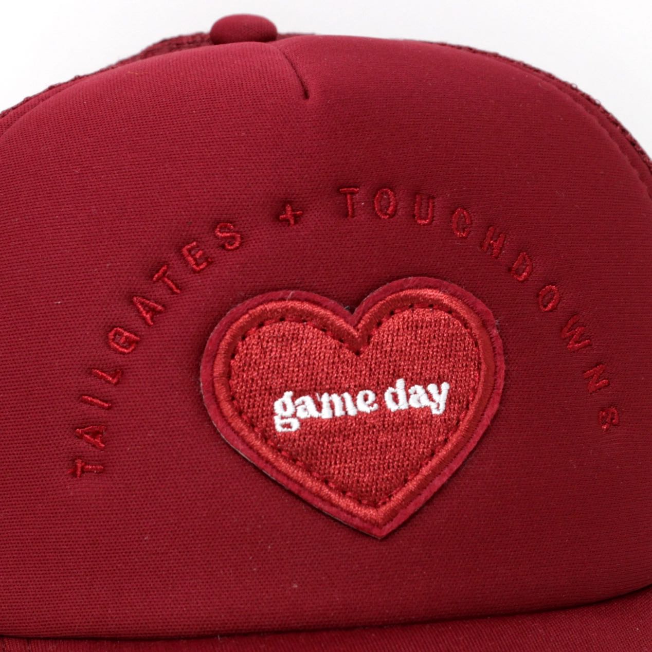 tailgates and touchdown gameday trucker hat