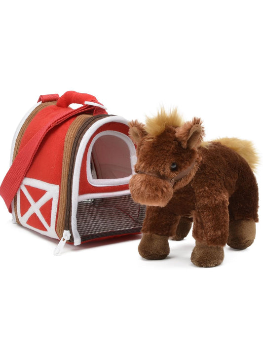 horse with carrying case