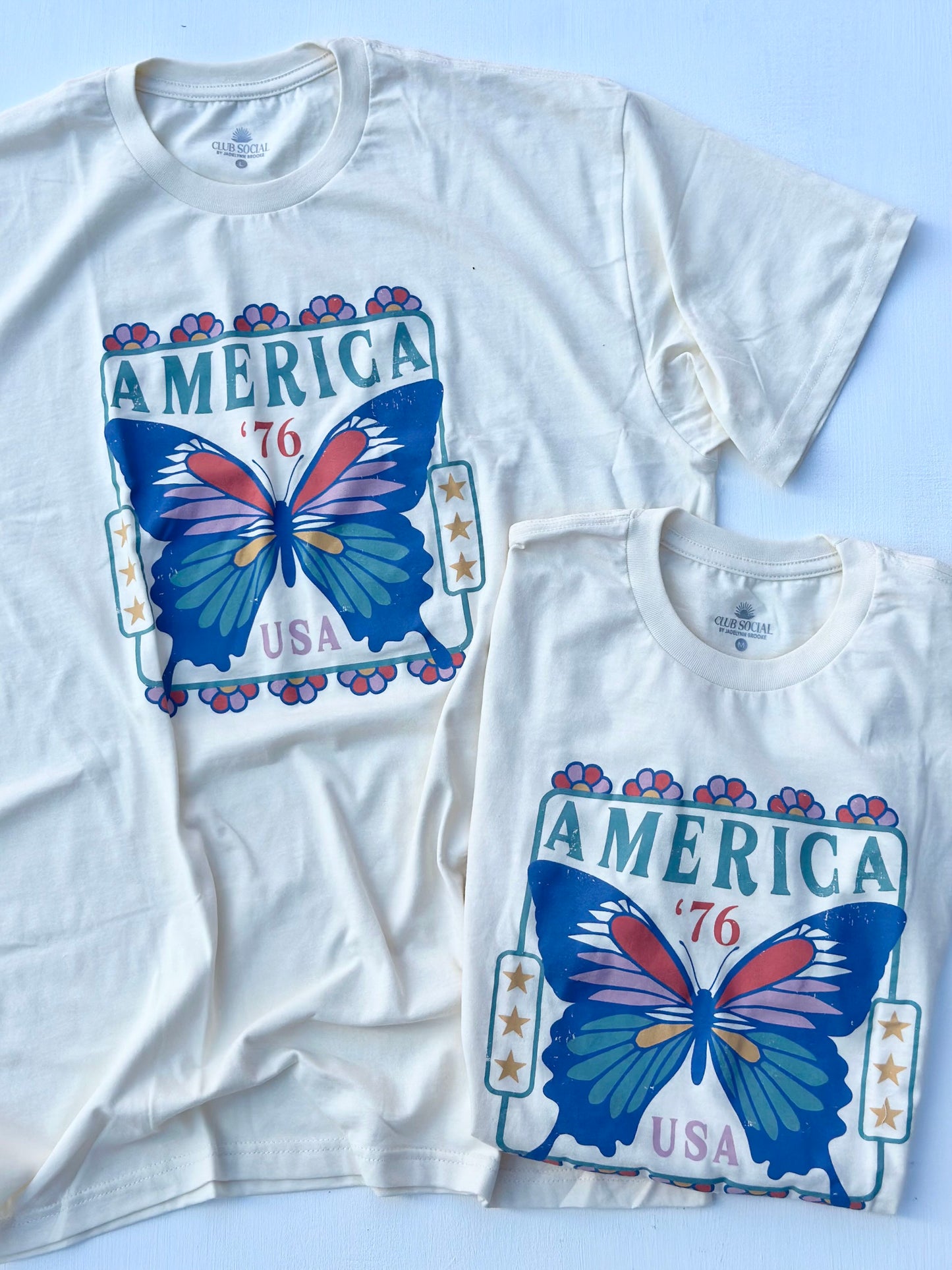 American Butterfly tee