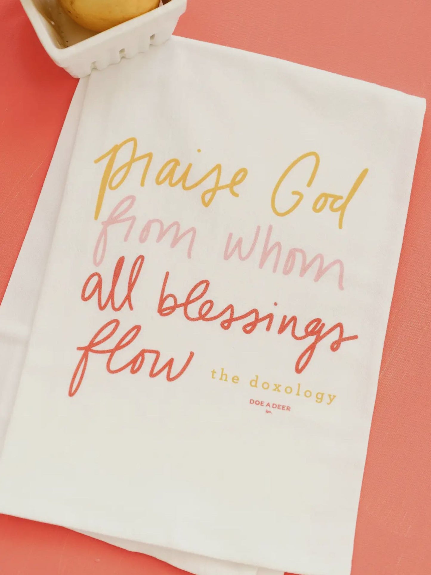 Doxology flour sack towel
