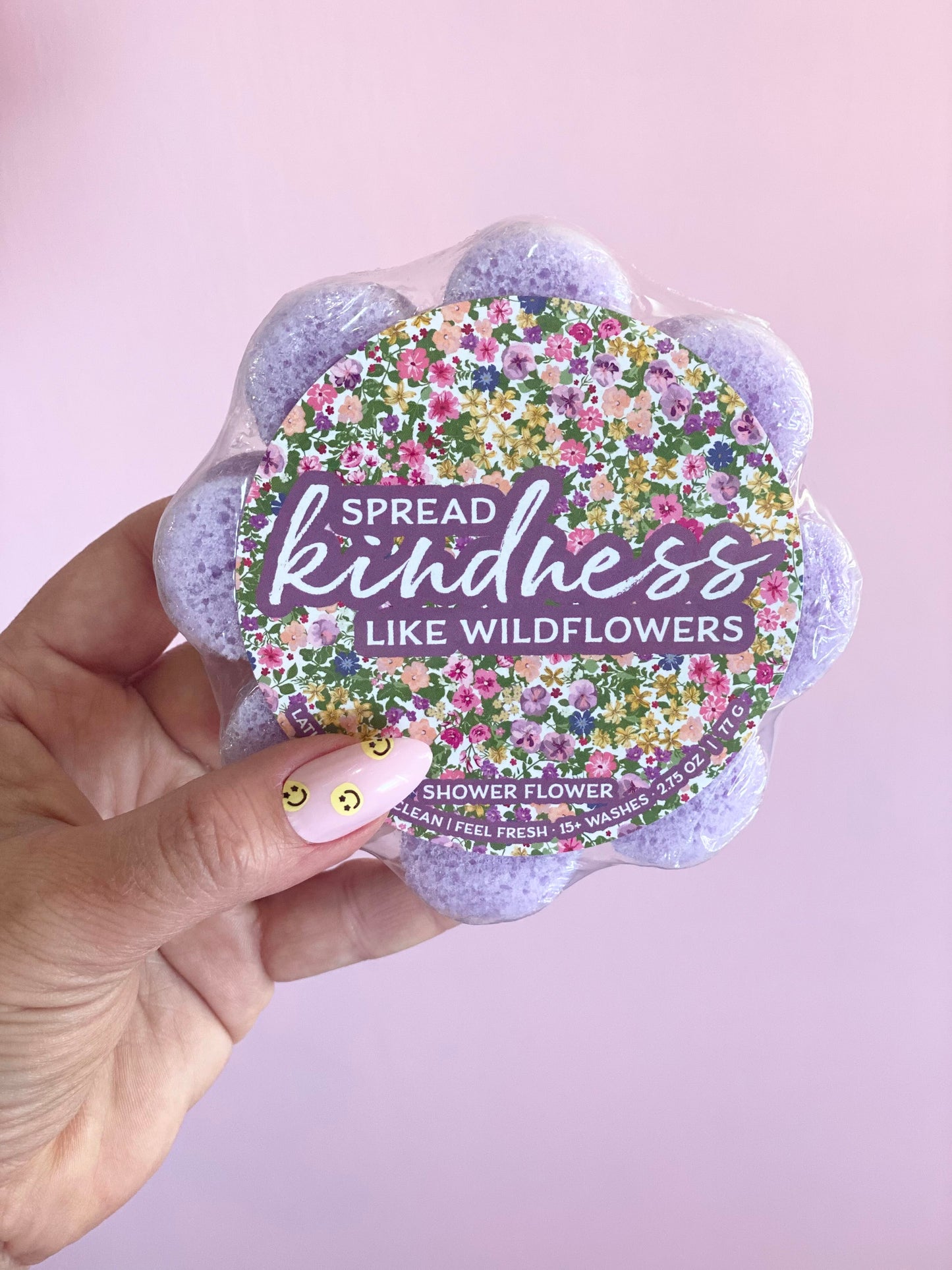 soap sponge - spread kindness like wildflowers