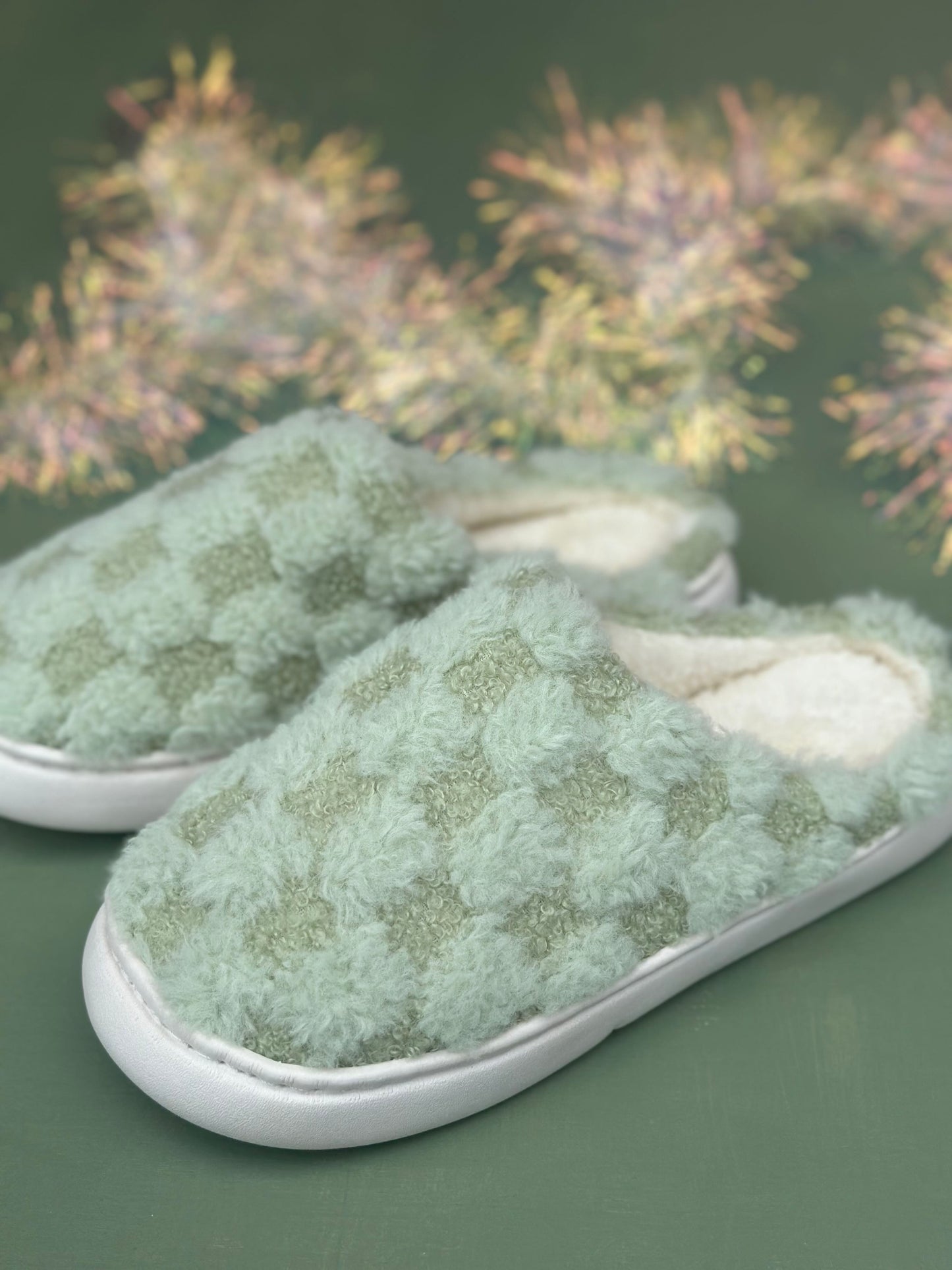 checked out slippers