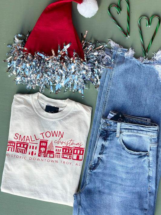small town christmas tee