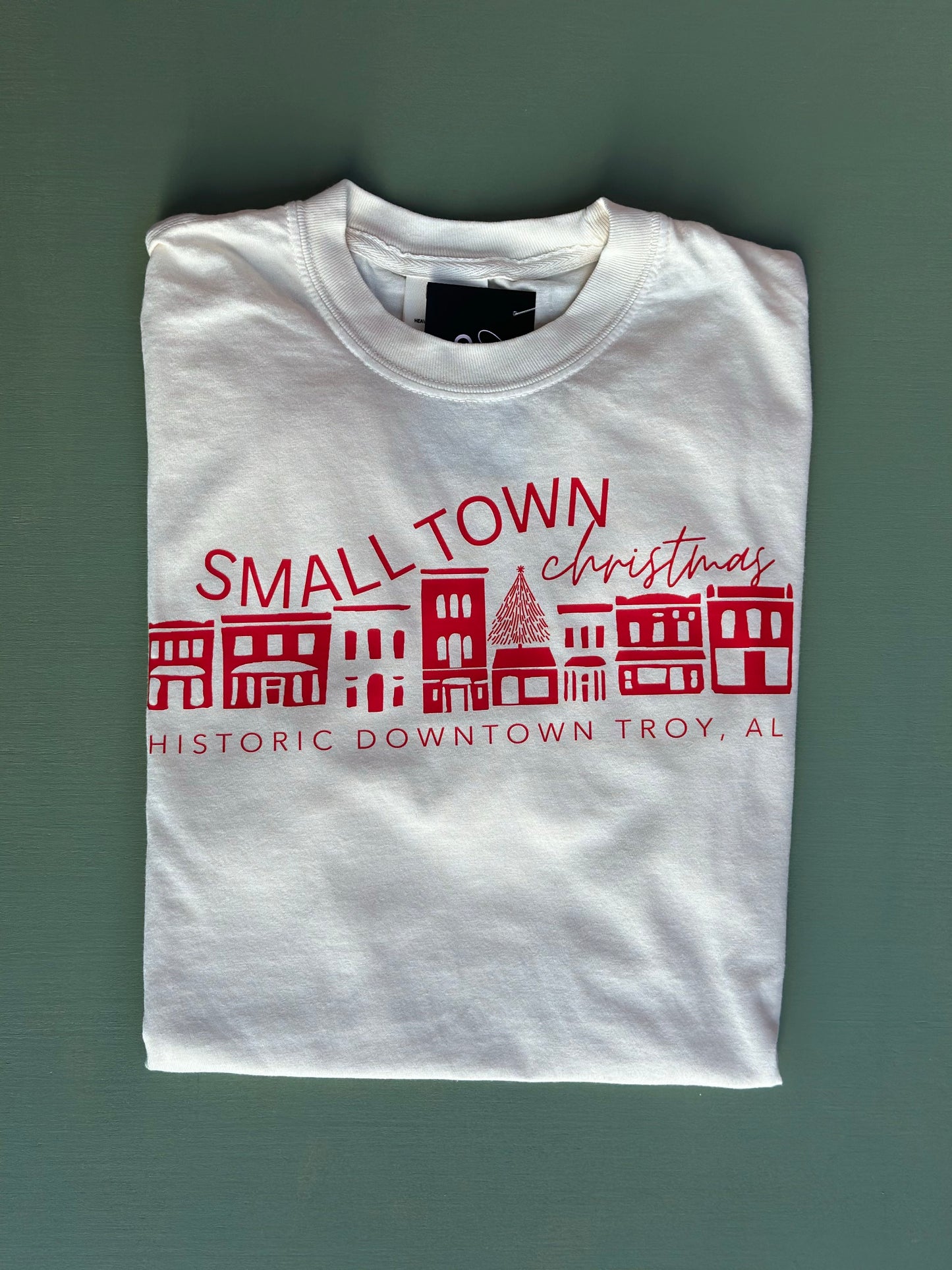 small town christmas tee