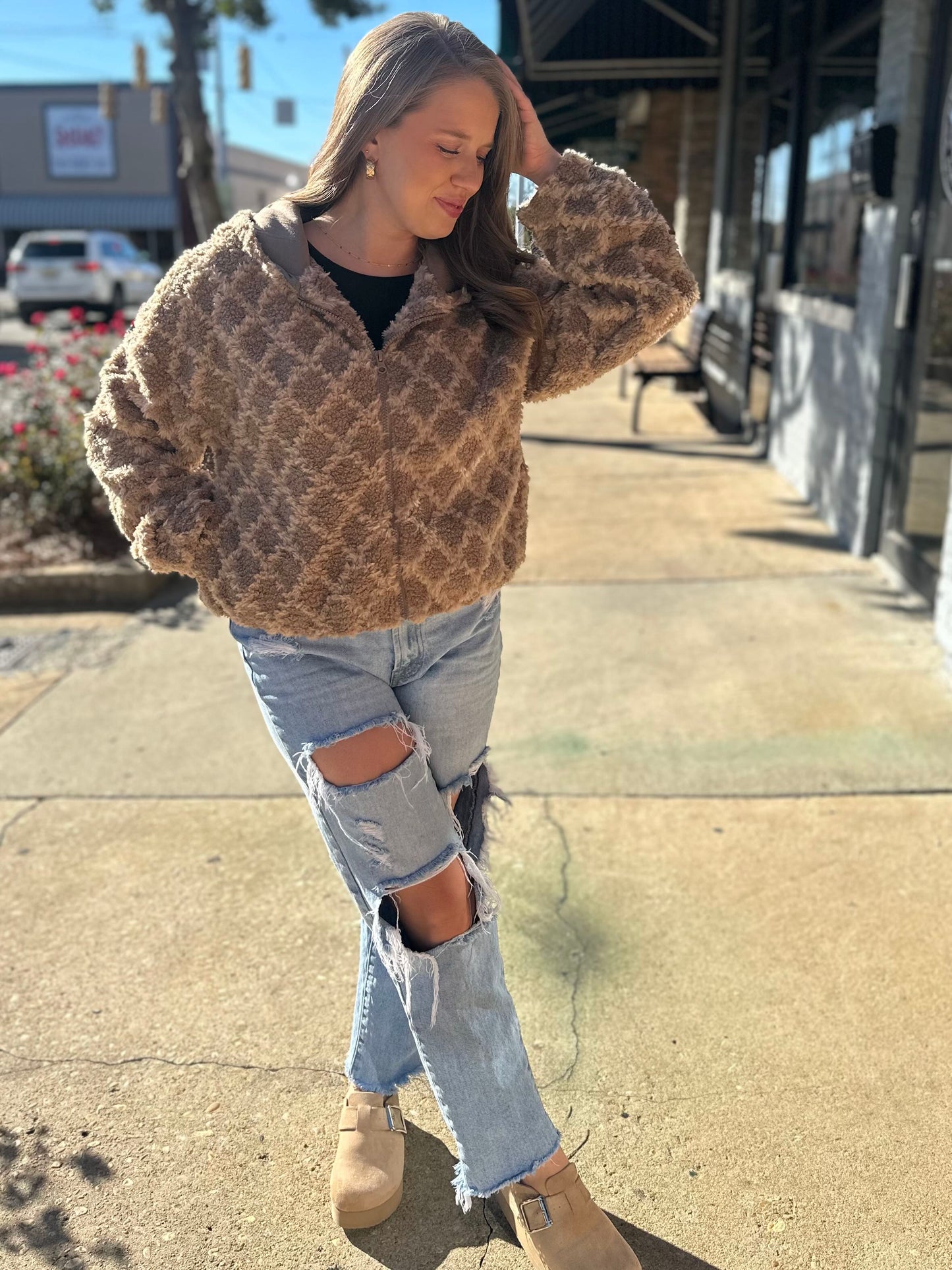 fuzzy and fun jacket