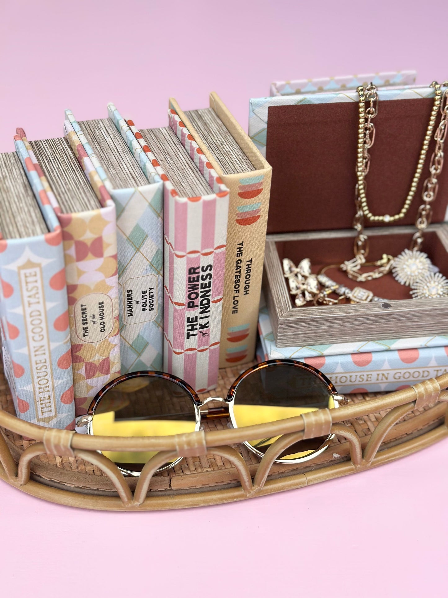 canvas book trinket box - manners of polite society