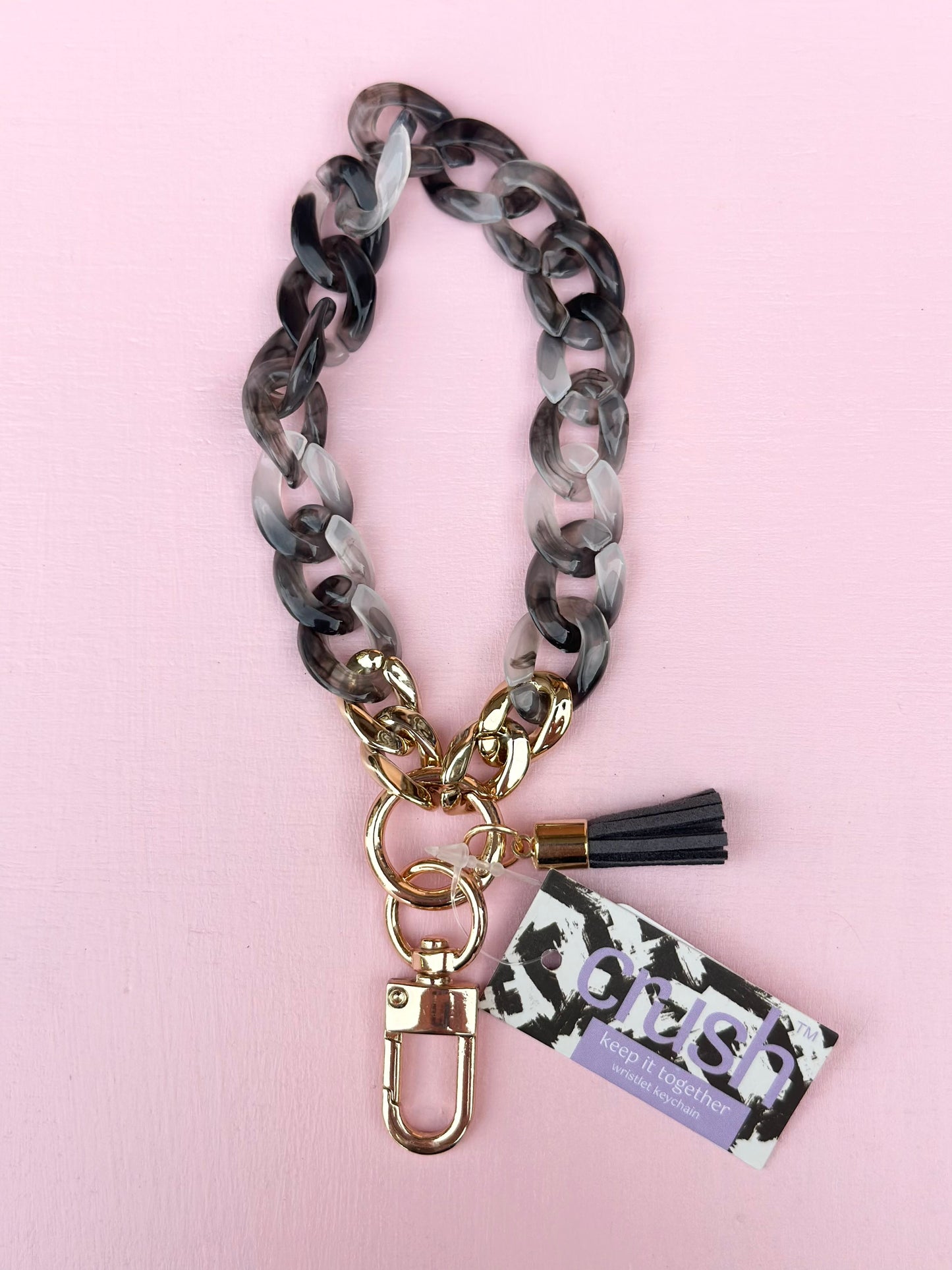 keep it together wristlet keychain