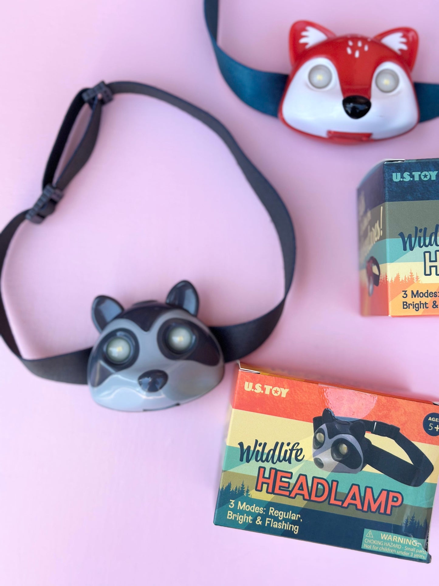 critter headlamp - raccoon