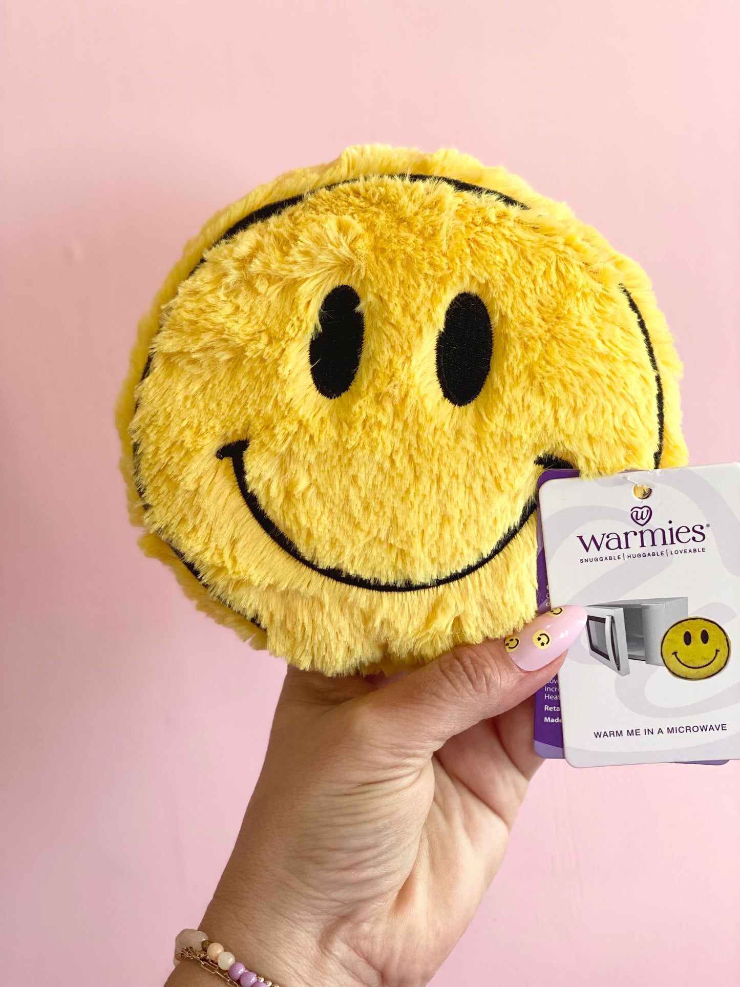 smiley face junior warmies