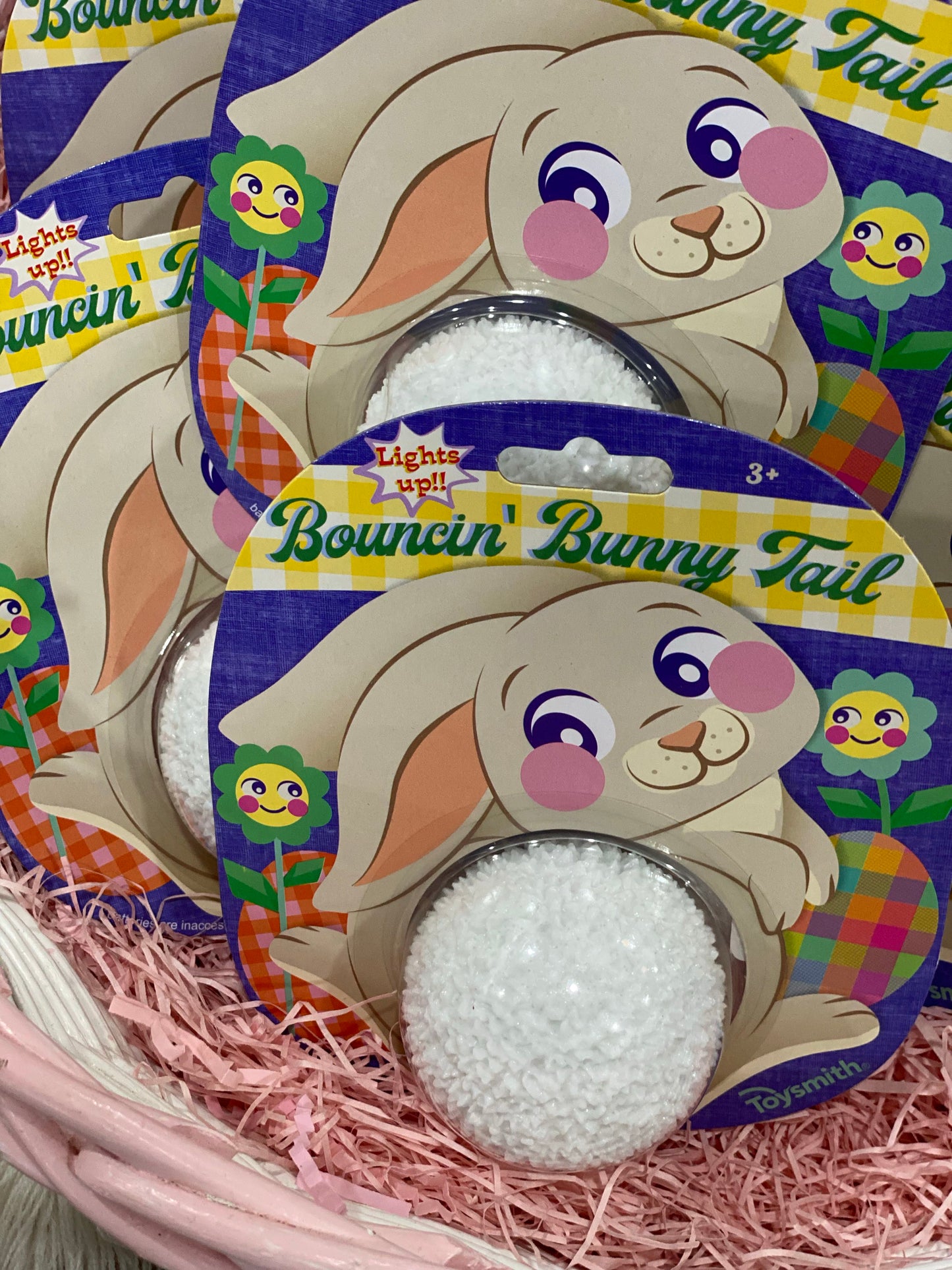 light up bunny tail ball