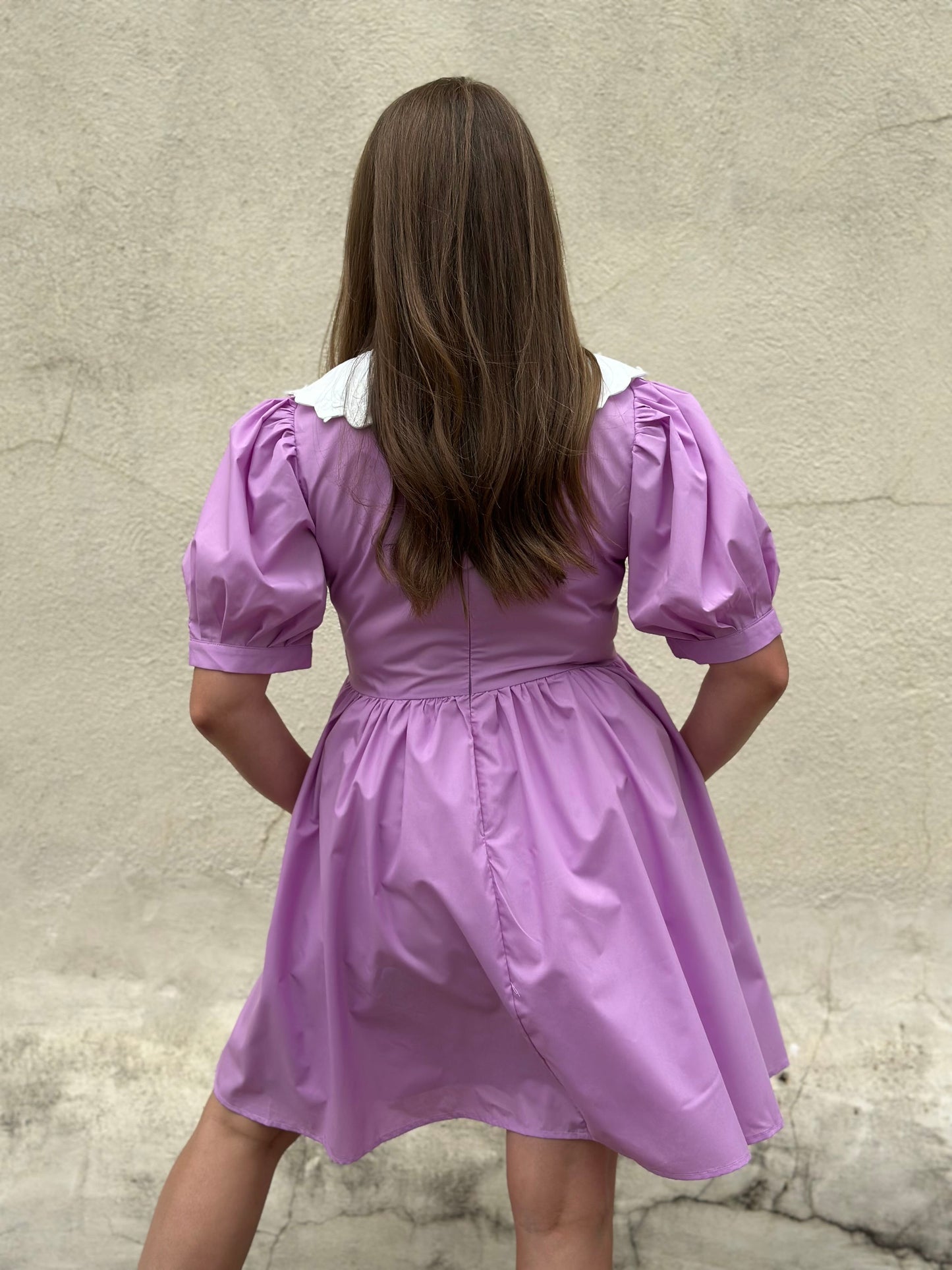 the lovely lilac dress