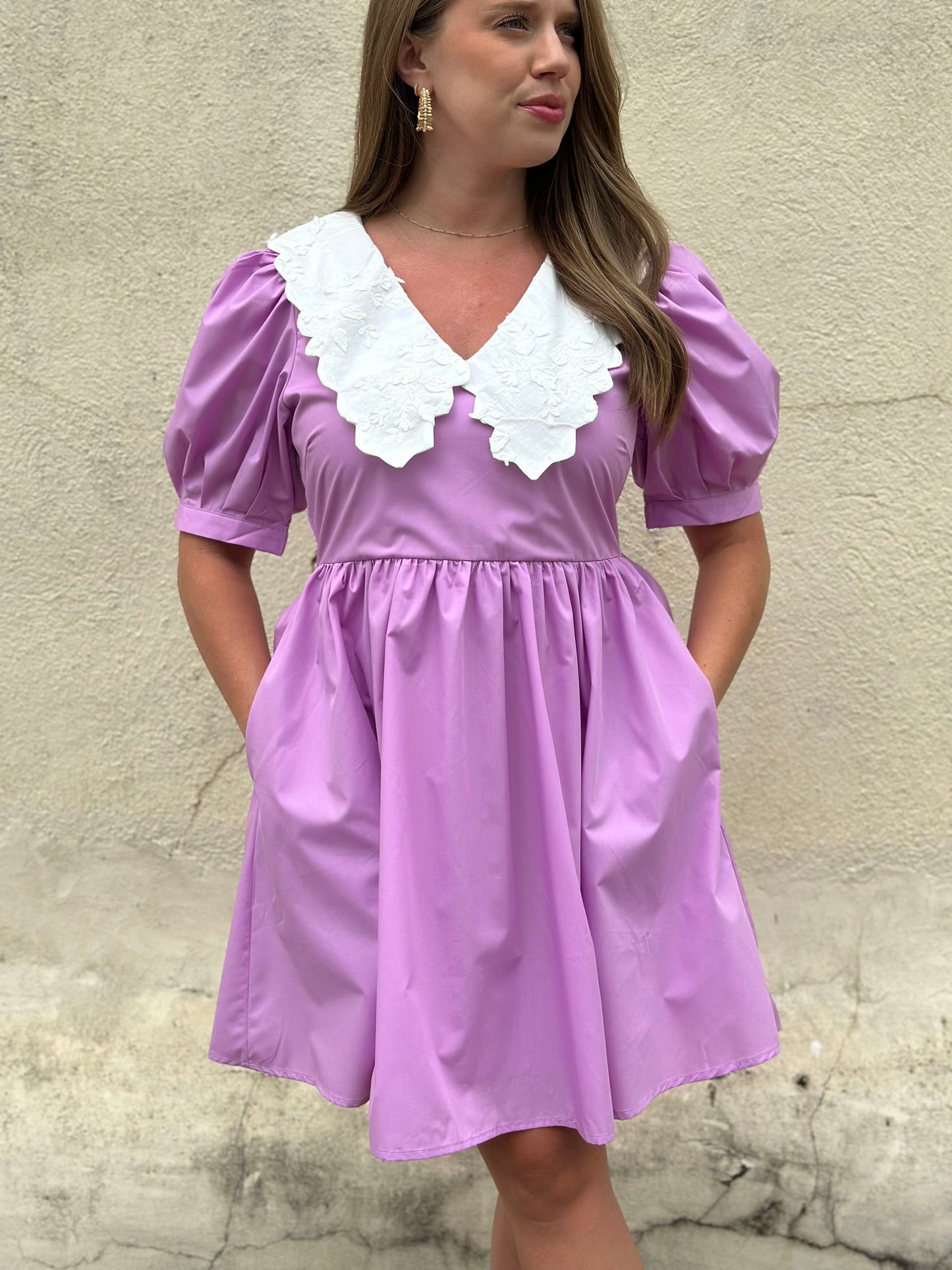 the lovely lilac dress