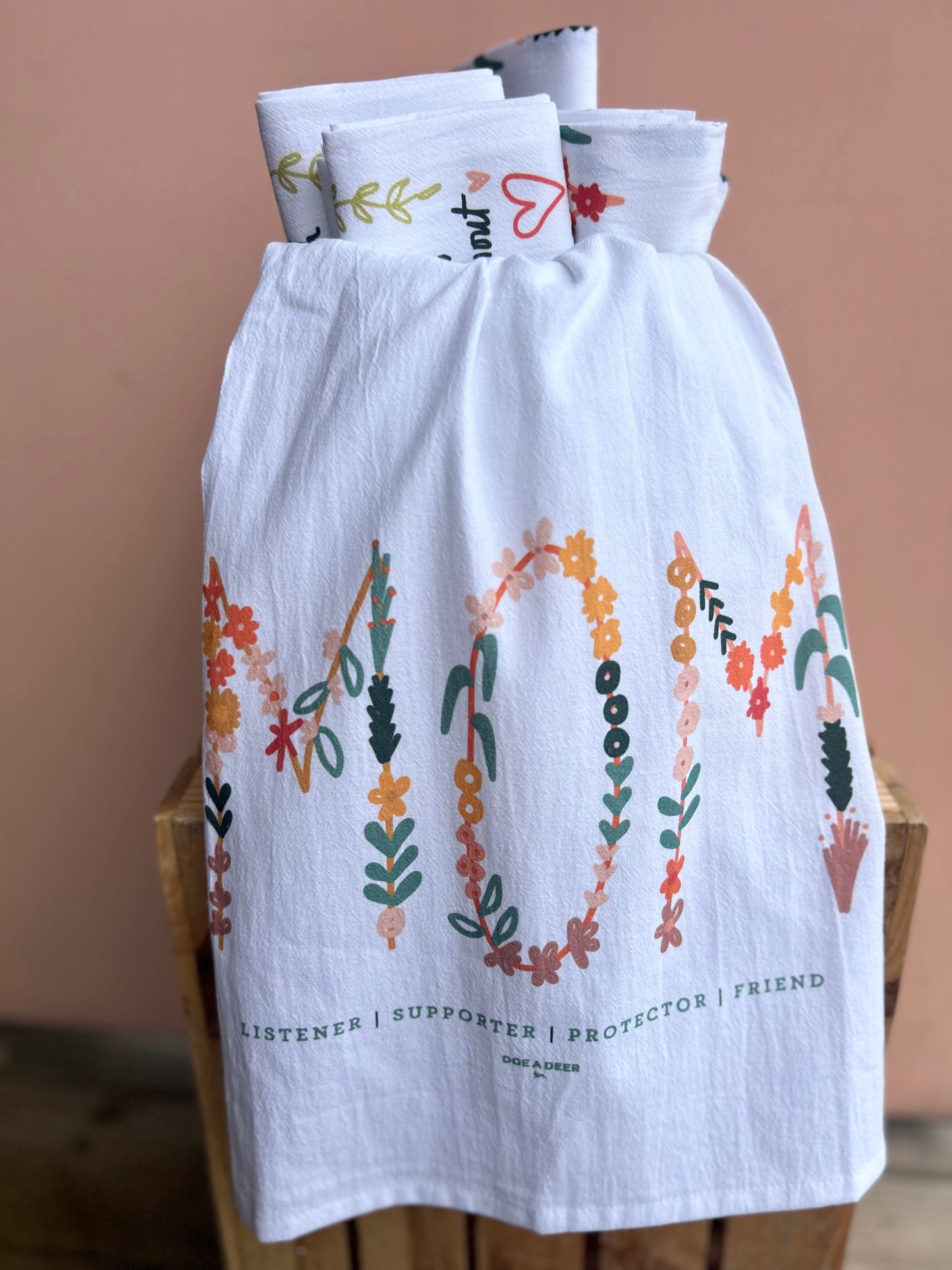 MOM flour sack towel