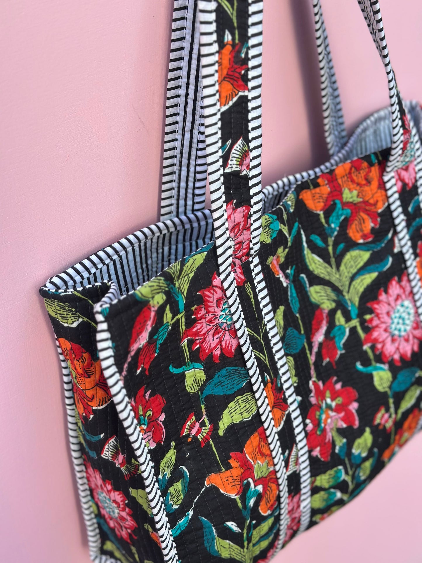 the ivey quilted tote