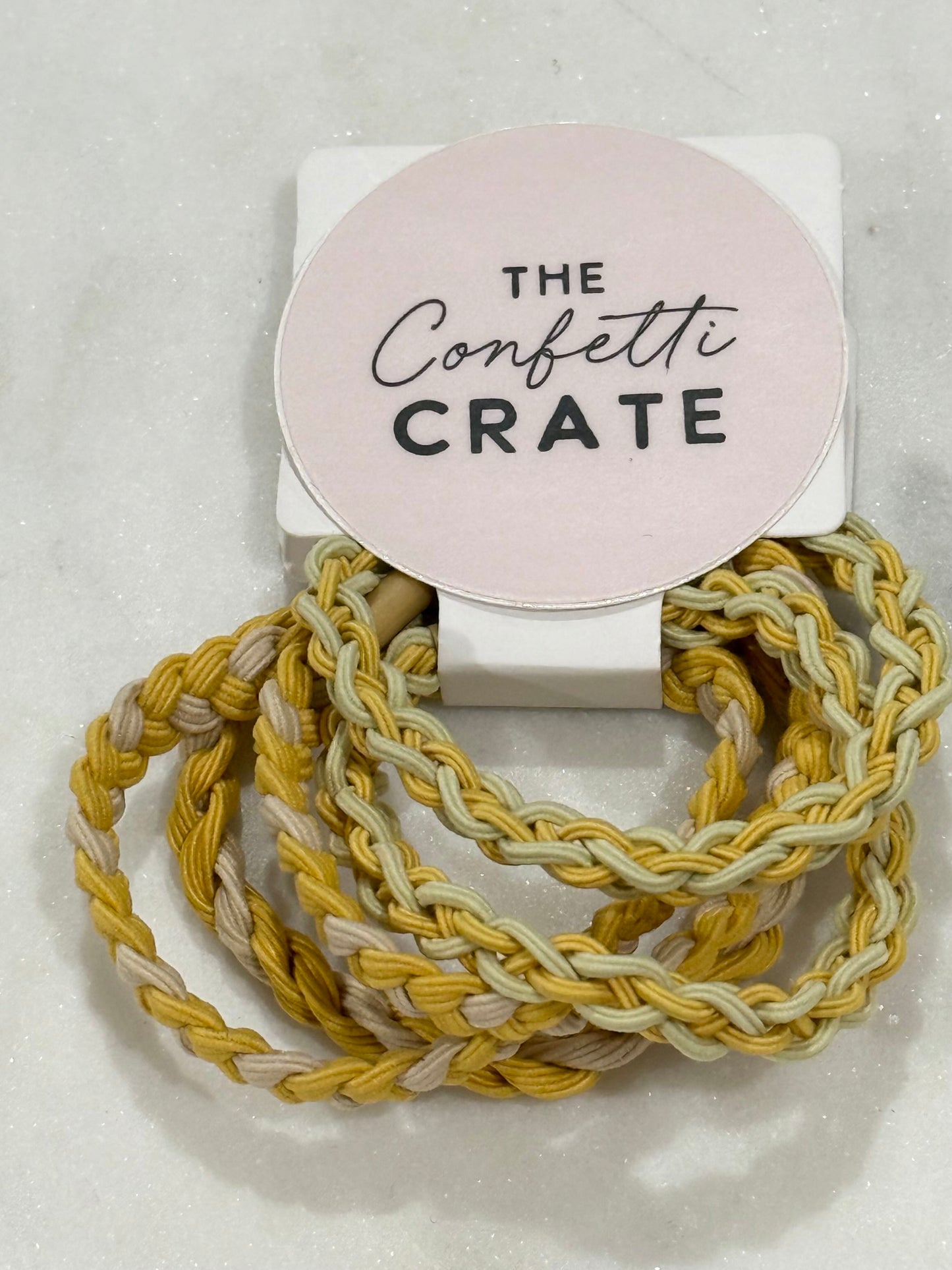 twisty bracelet hair ties