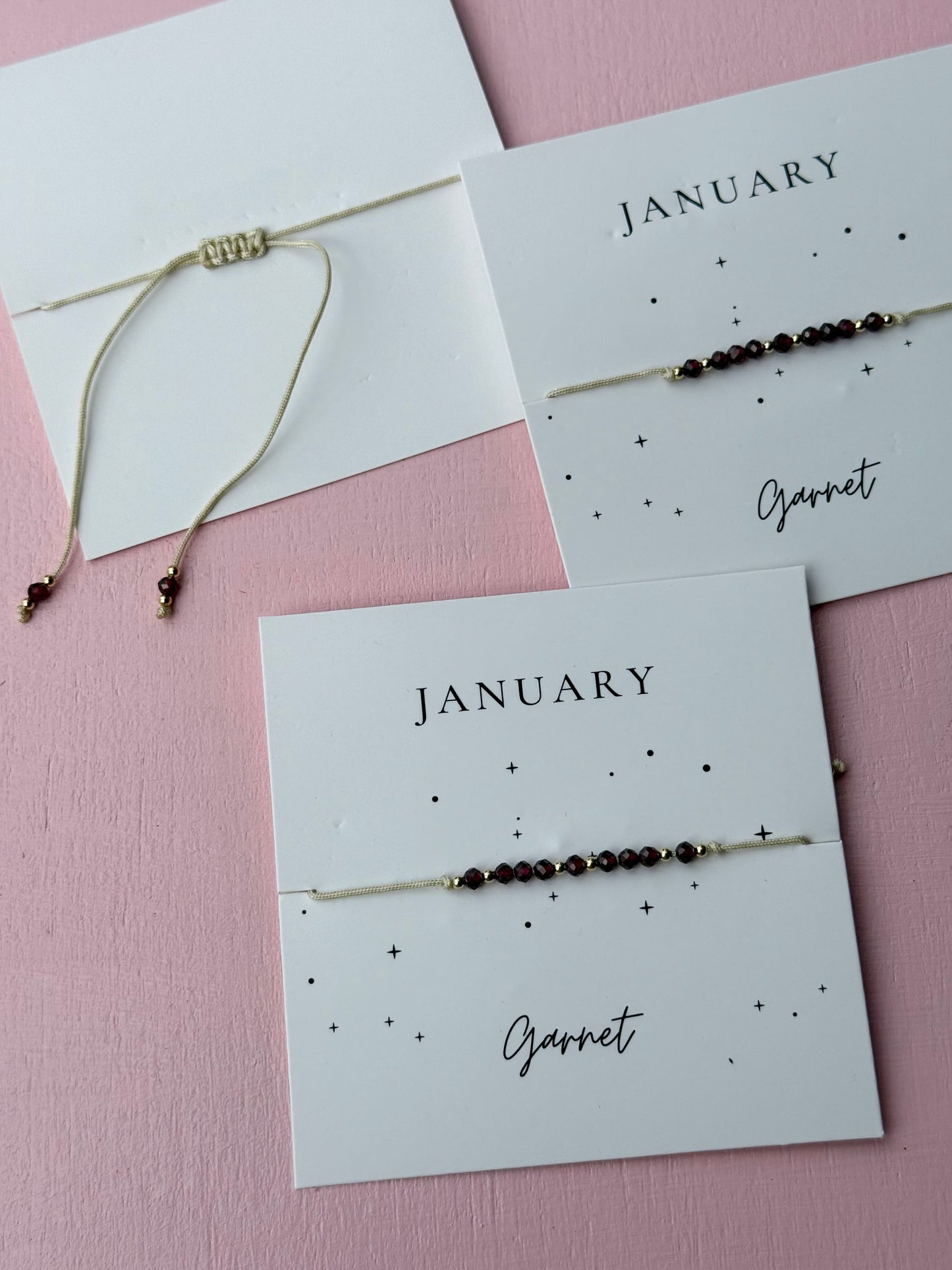 semi-precious stone beaded bracelet