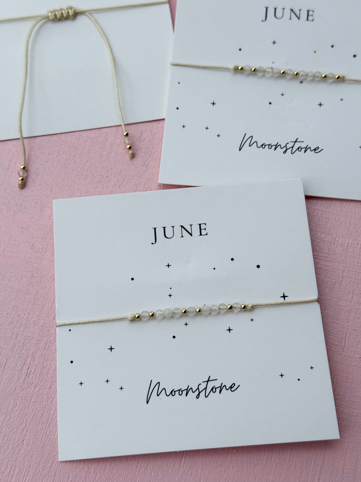 semi-precious stone beaded bracelet