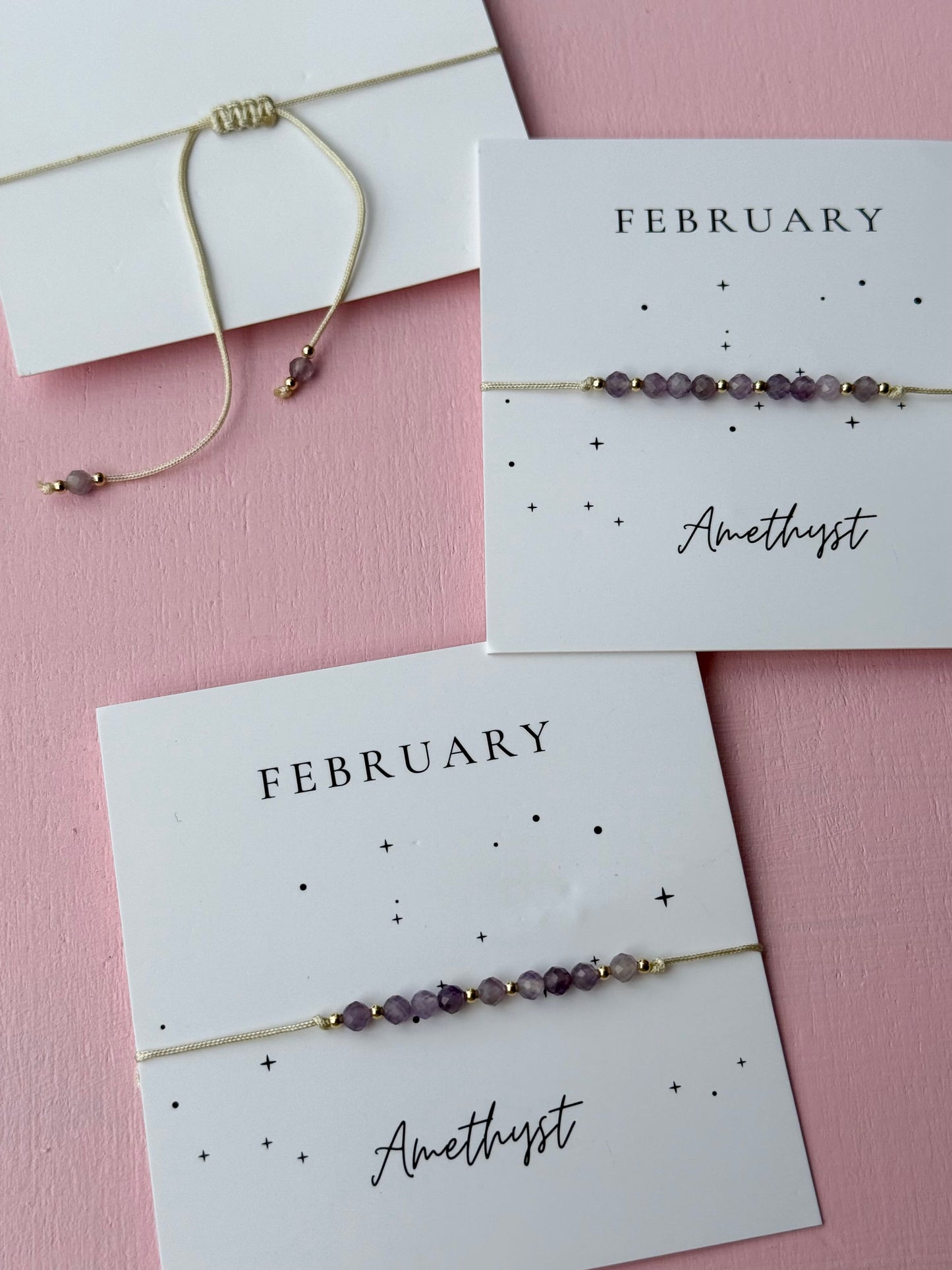 semi-precious stone beaded bracelet