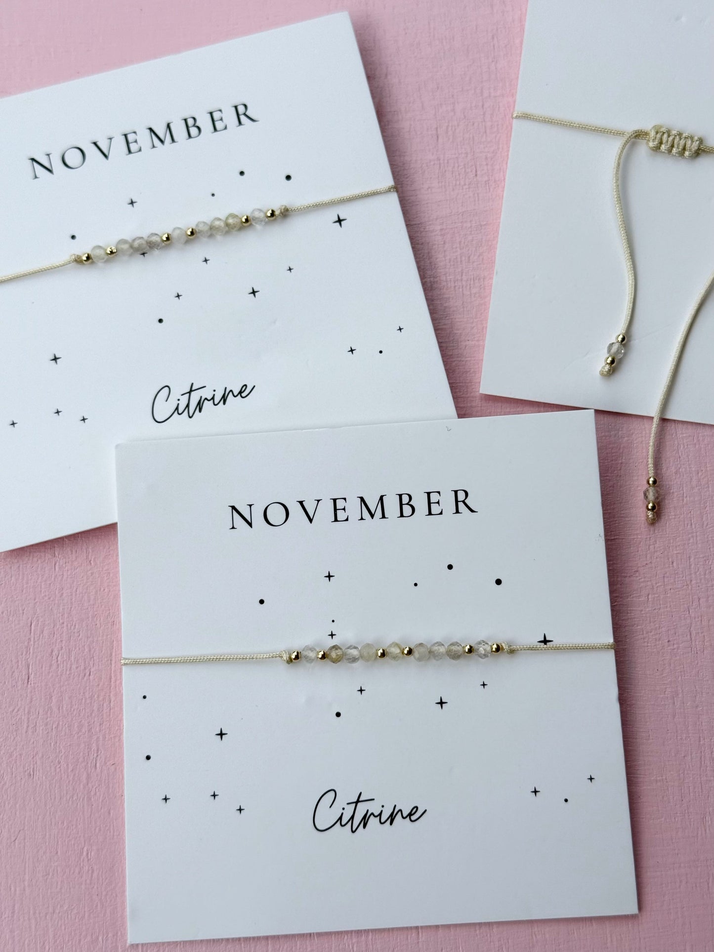 semi-precious stone beaded bracelet