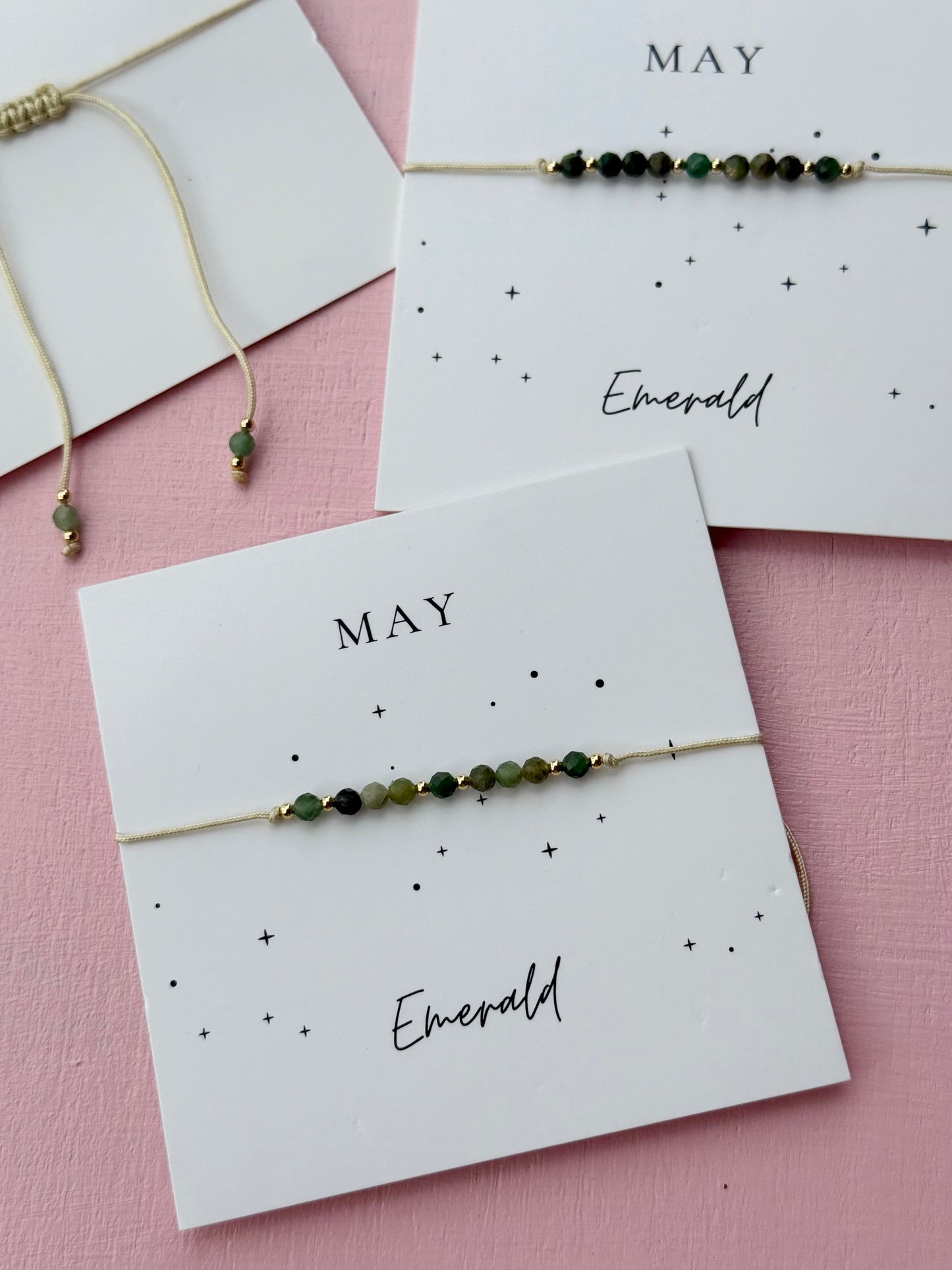 semi-precious stone beaded bracelet