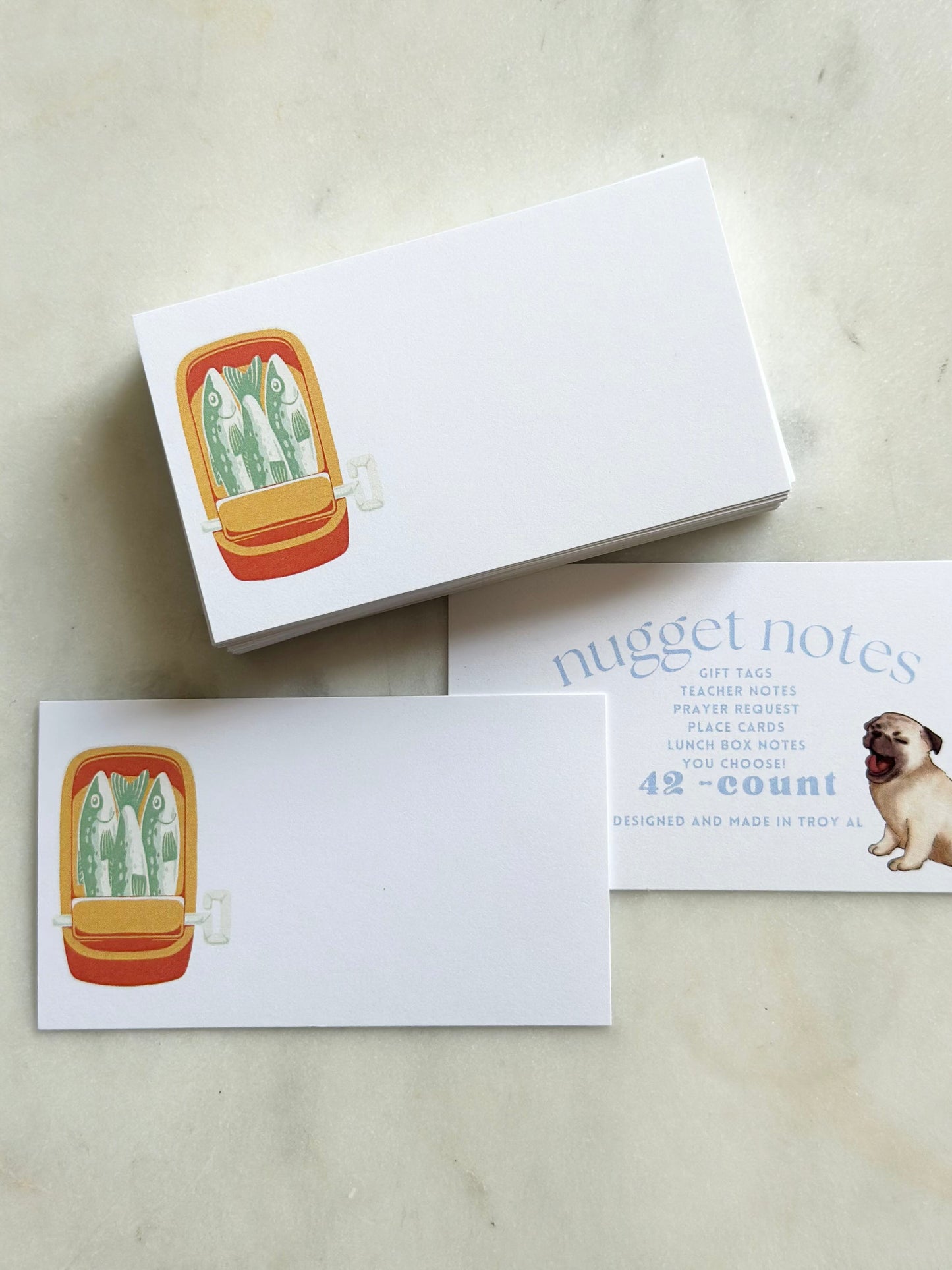 nugget notes - fish can