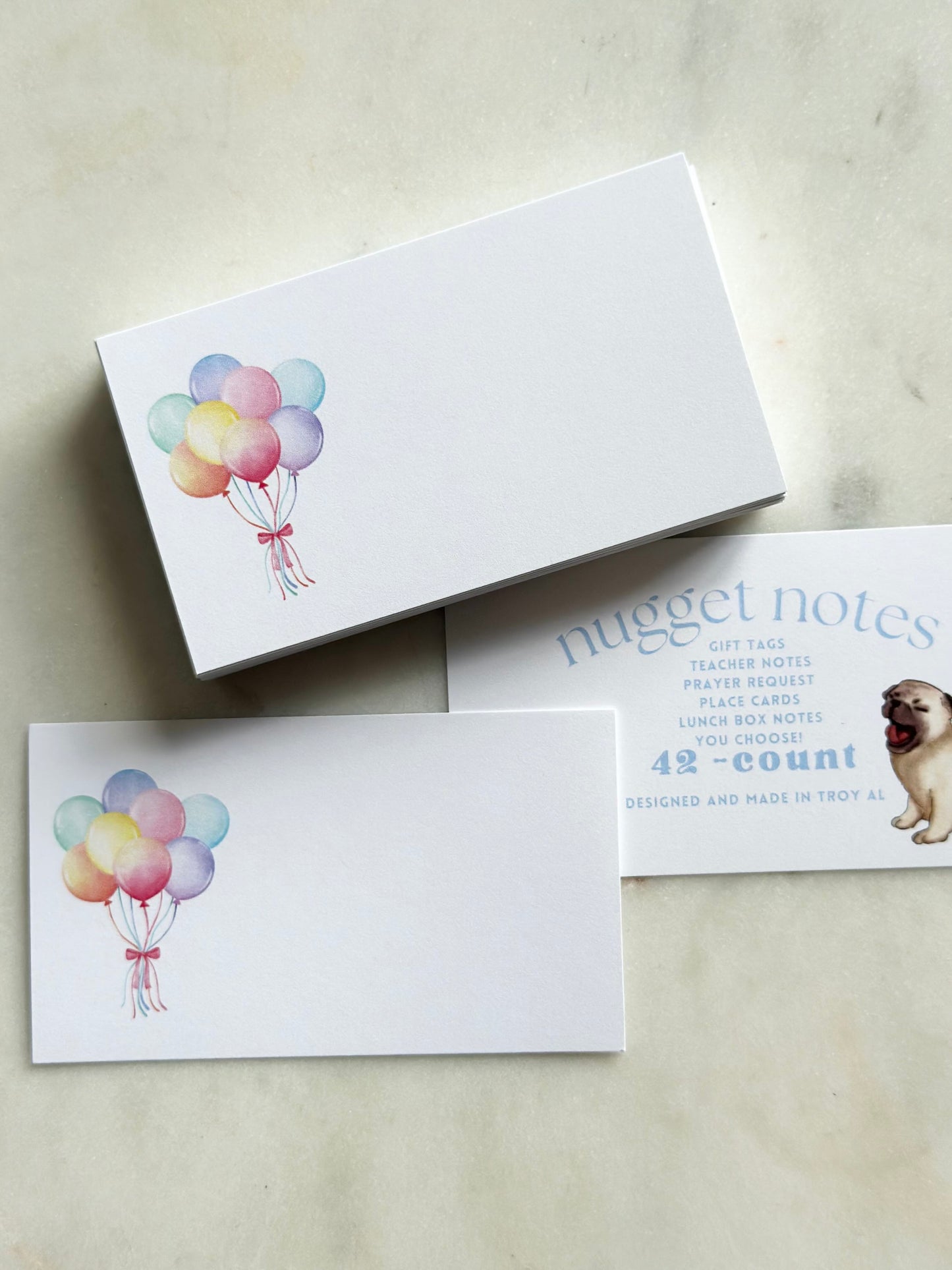 nugget notes - balloon bundle