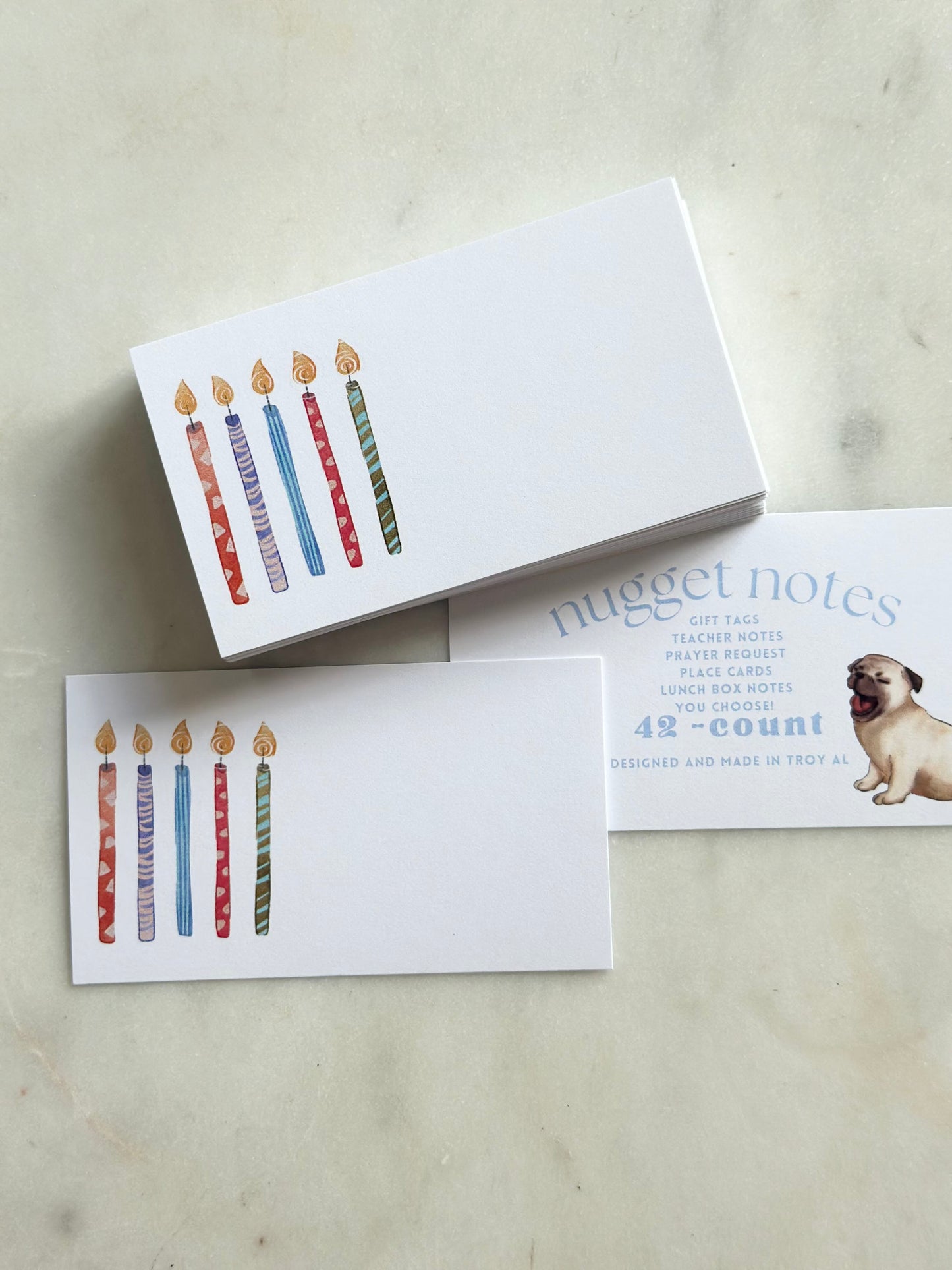 nugget notes - candles