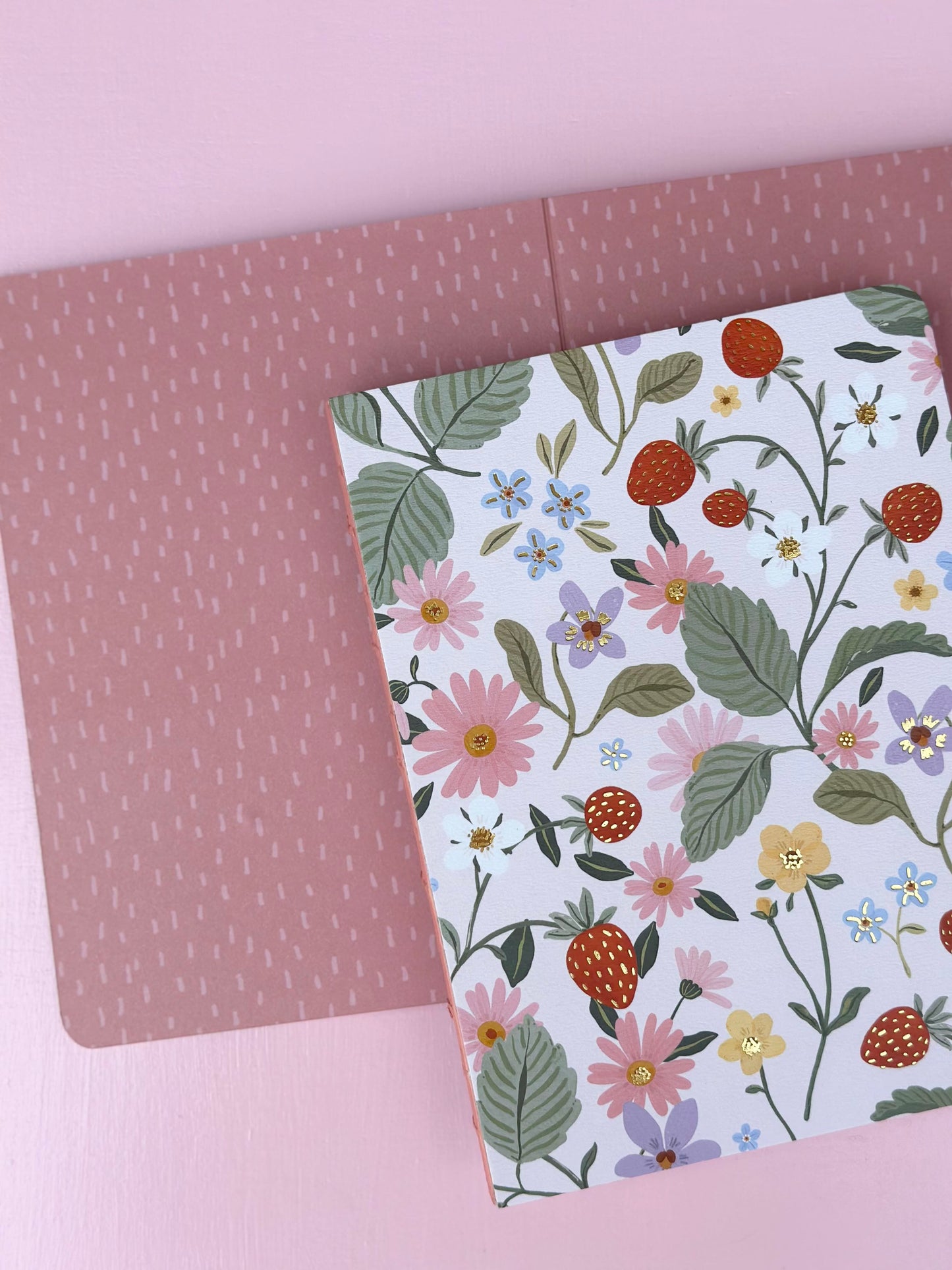 blossoming berries medium coptic-bound journal