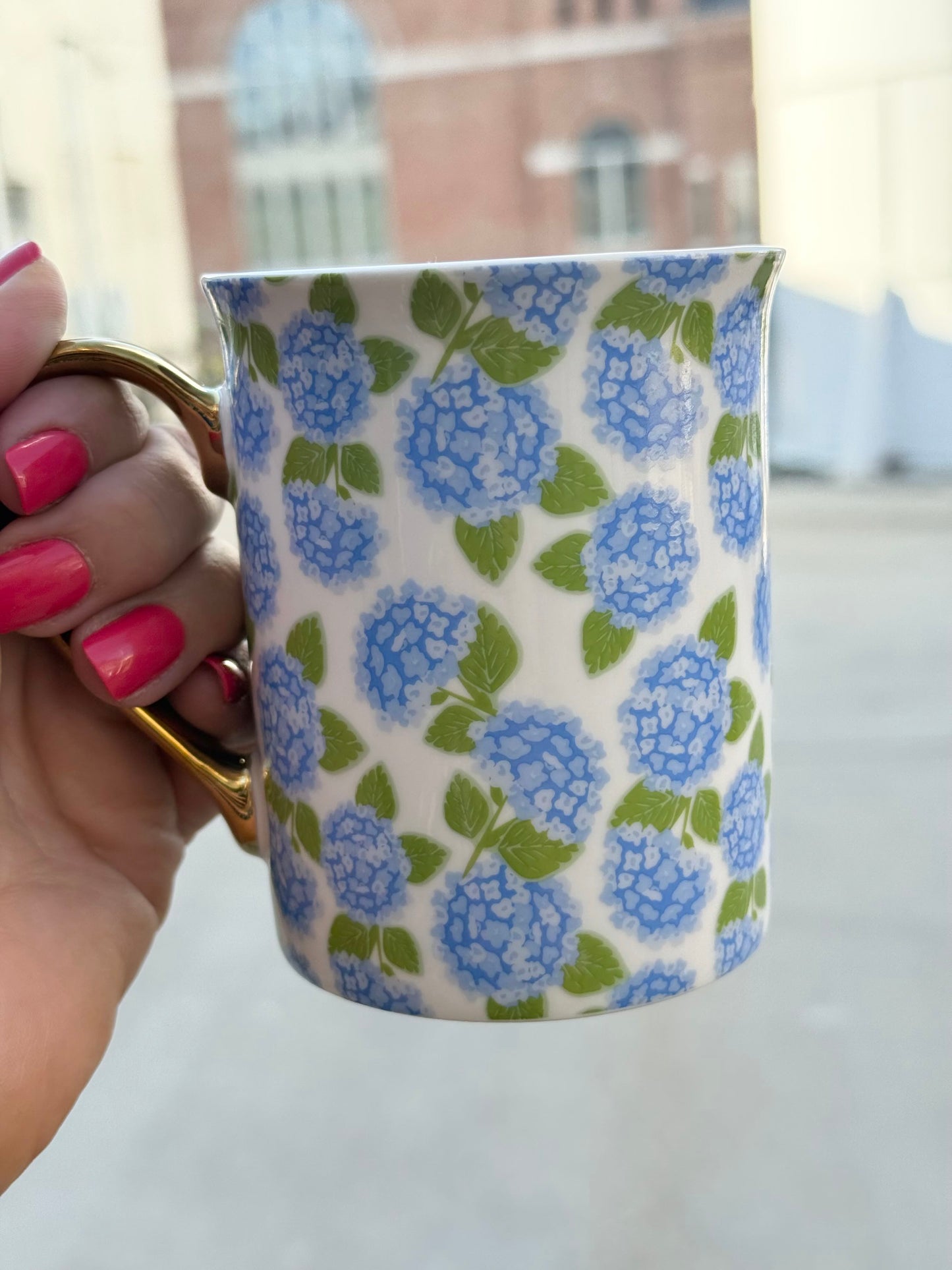 you had me at hydrangeas mug