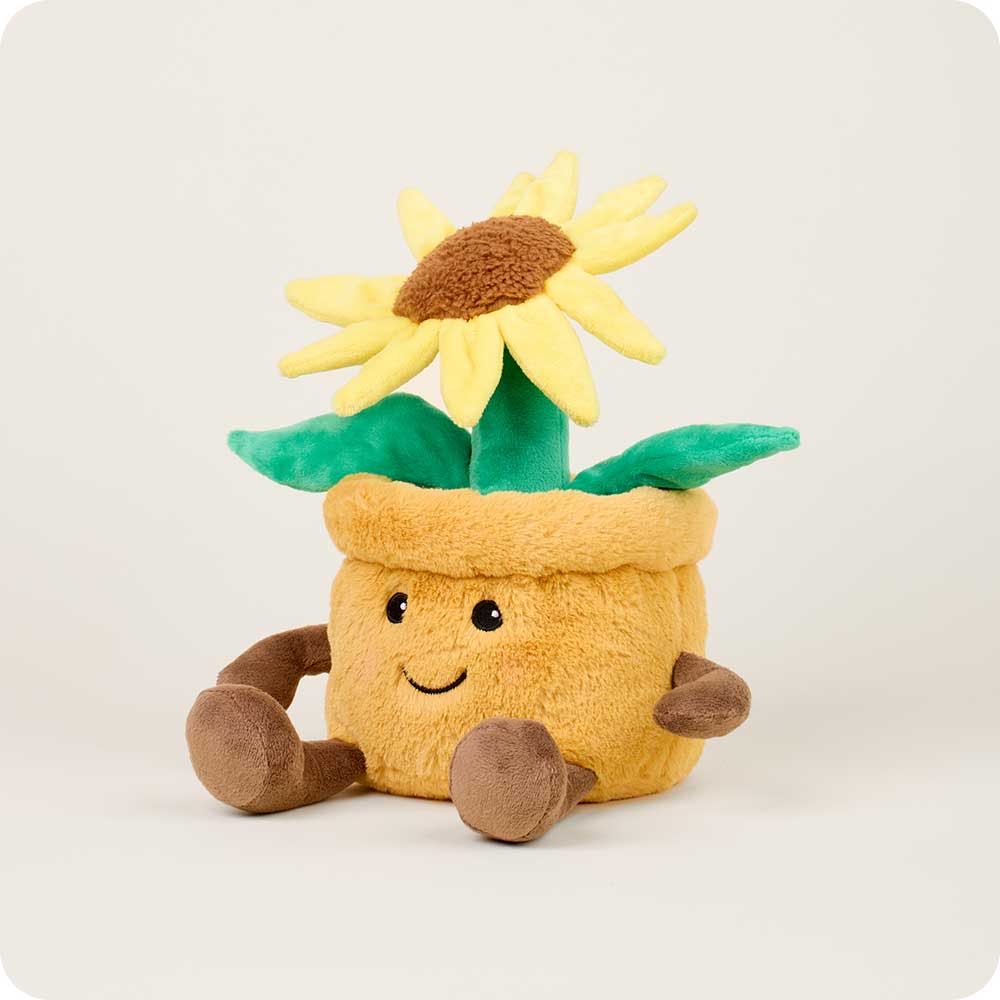 yellow flower pot warmie