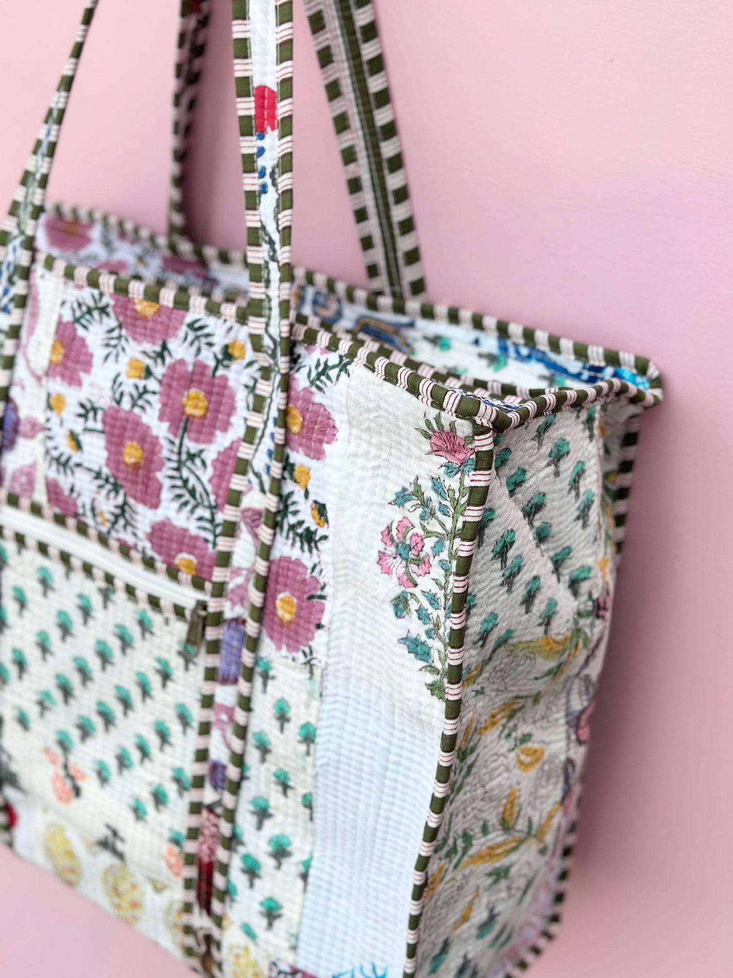 the station quilted totes