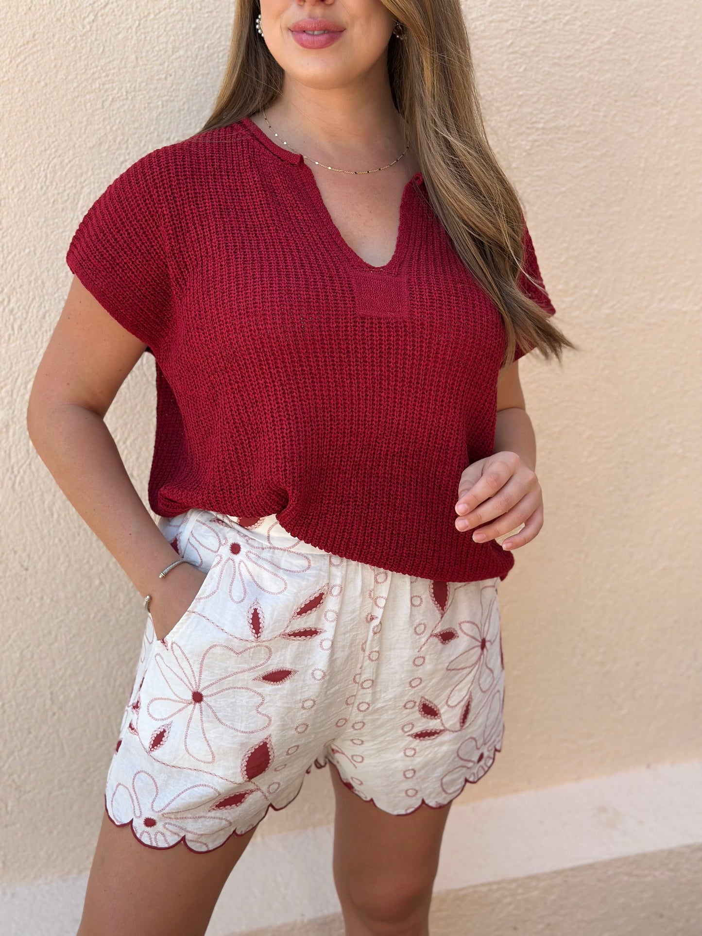 the pritchett knit pullover