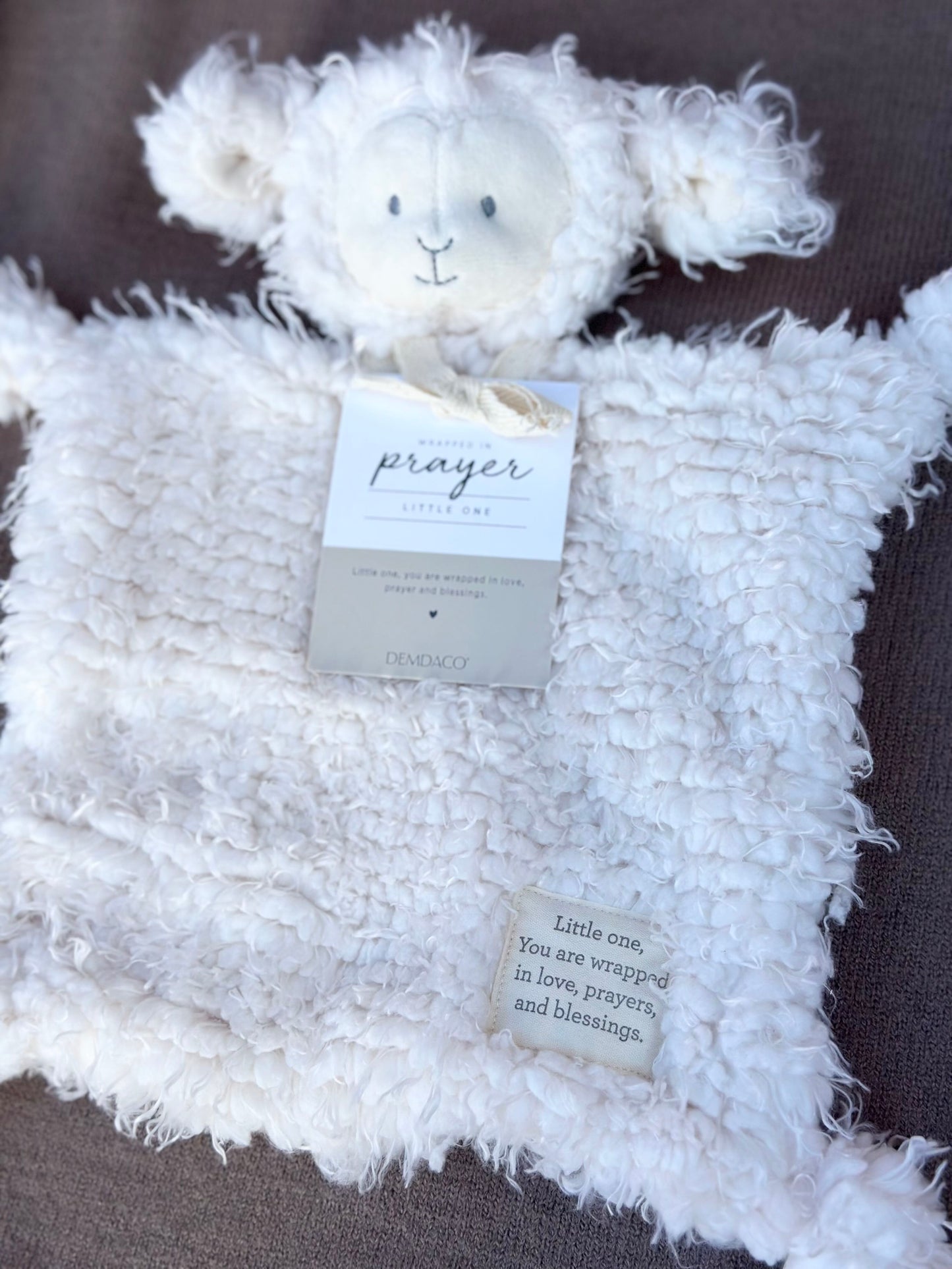 wrapped in prayer lamb blankie