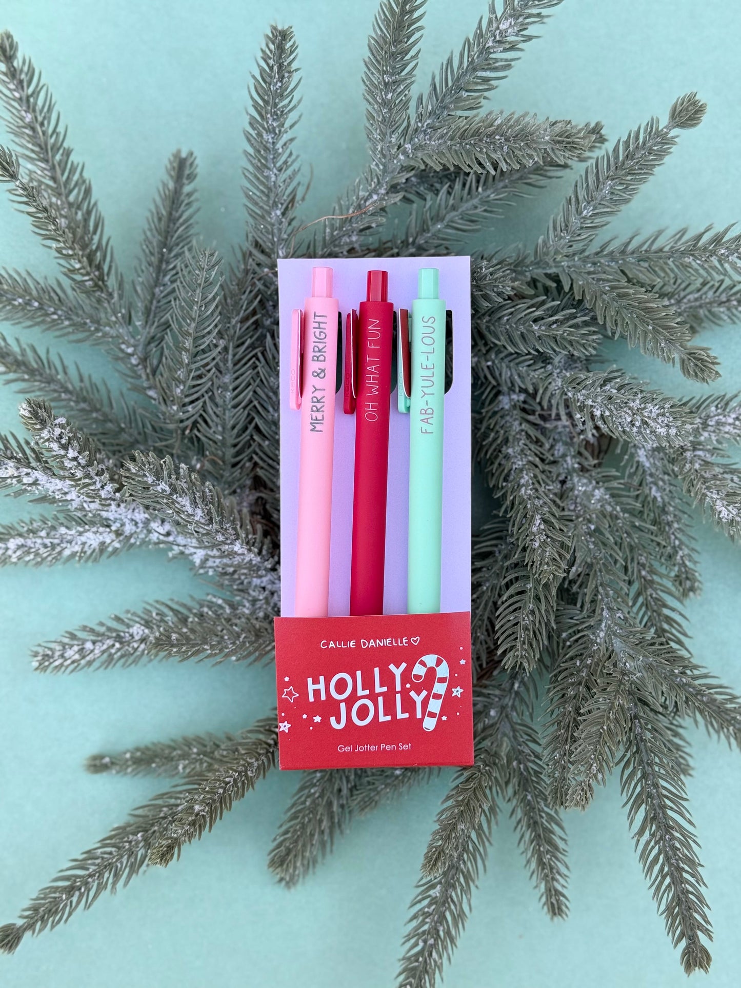 Holly Jolly pen set