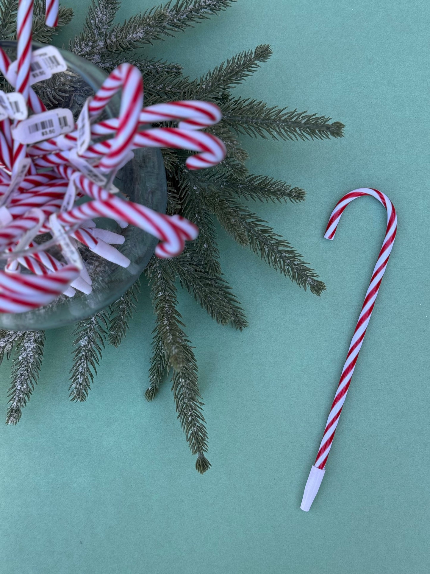 candy cane pen
