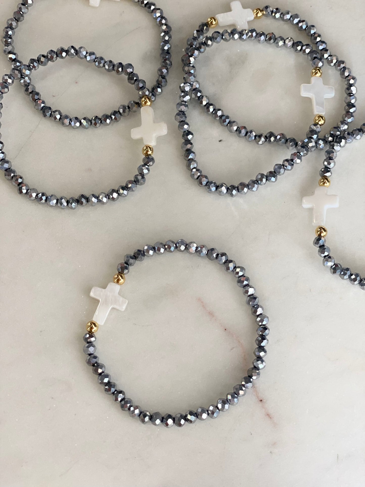 the stell cross bracelet