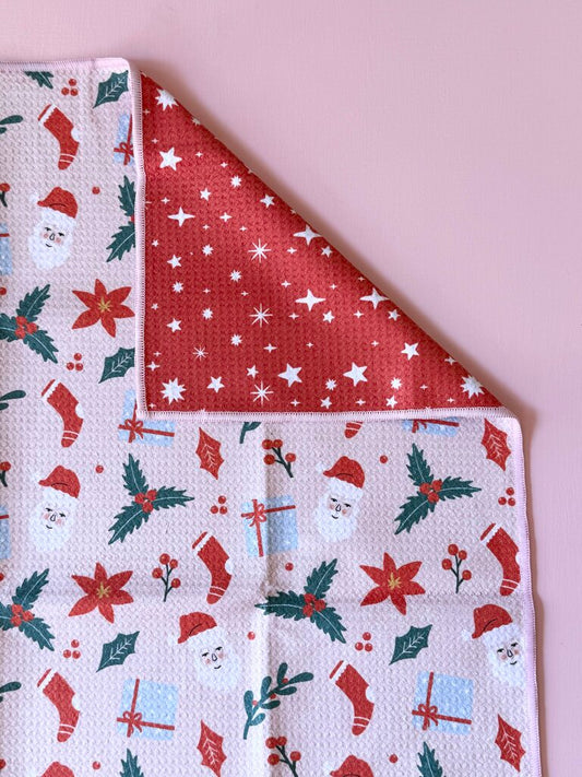wildwood landing hand towel - santa baby