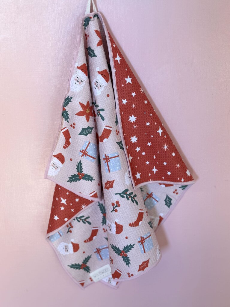 wildwood landing hand towel - santa baby
