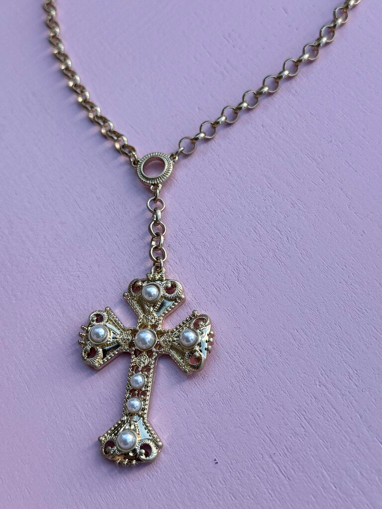 the cale cross necklace