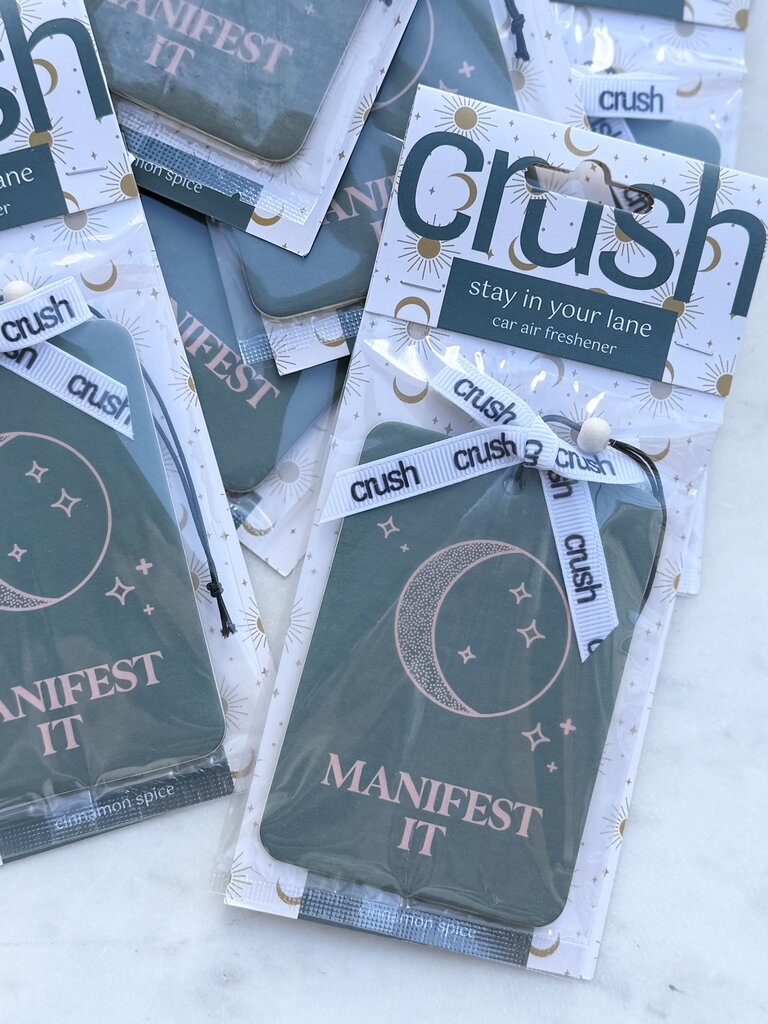 crush car air freshener - manifest it