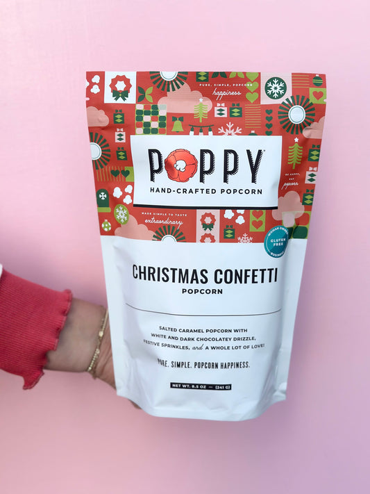 christmas confetti market bag