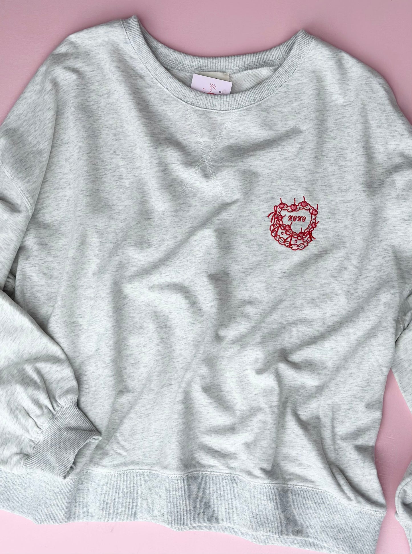xoxo cake sweatshirt