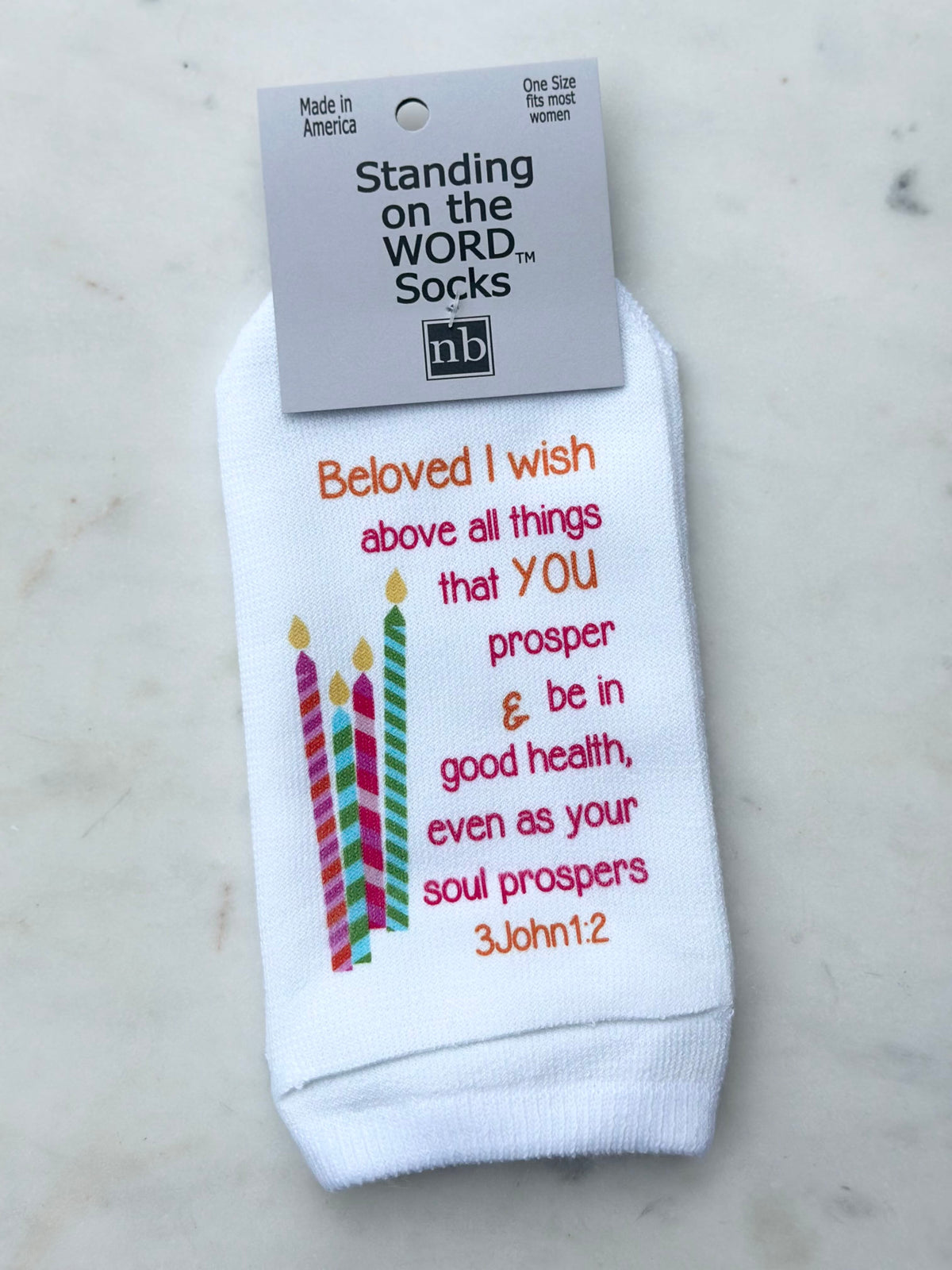standing on the word socks - beloved i wish above all things