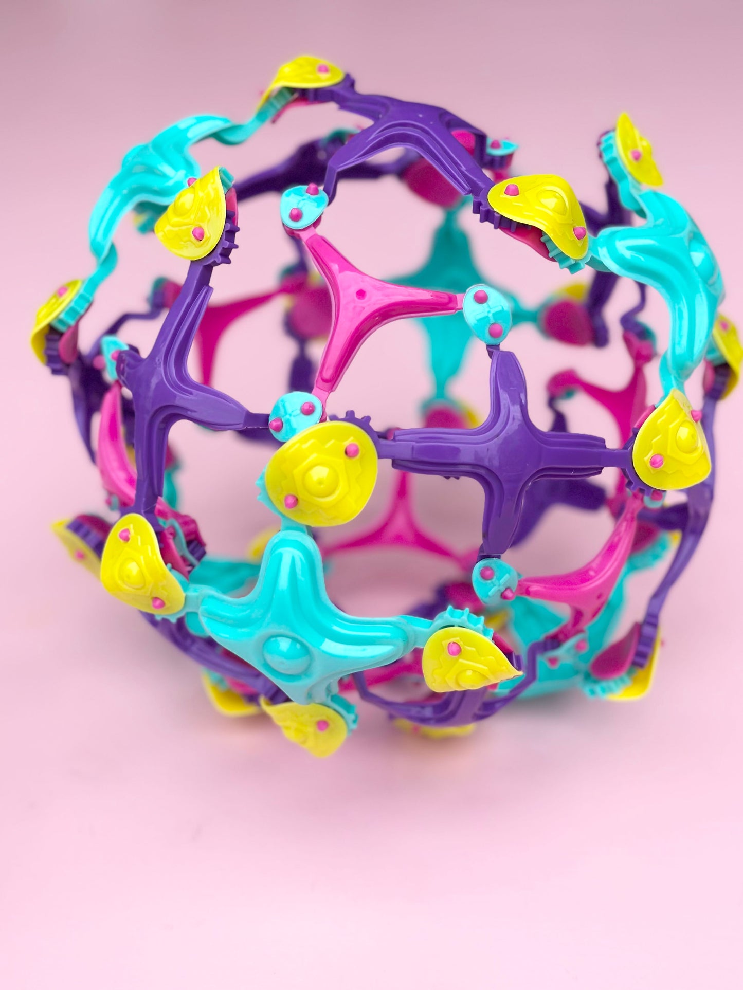 curiosities expand a ball flower - purple