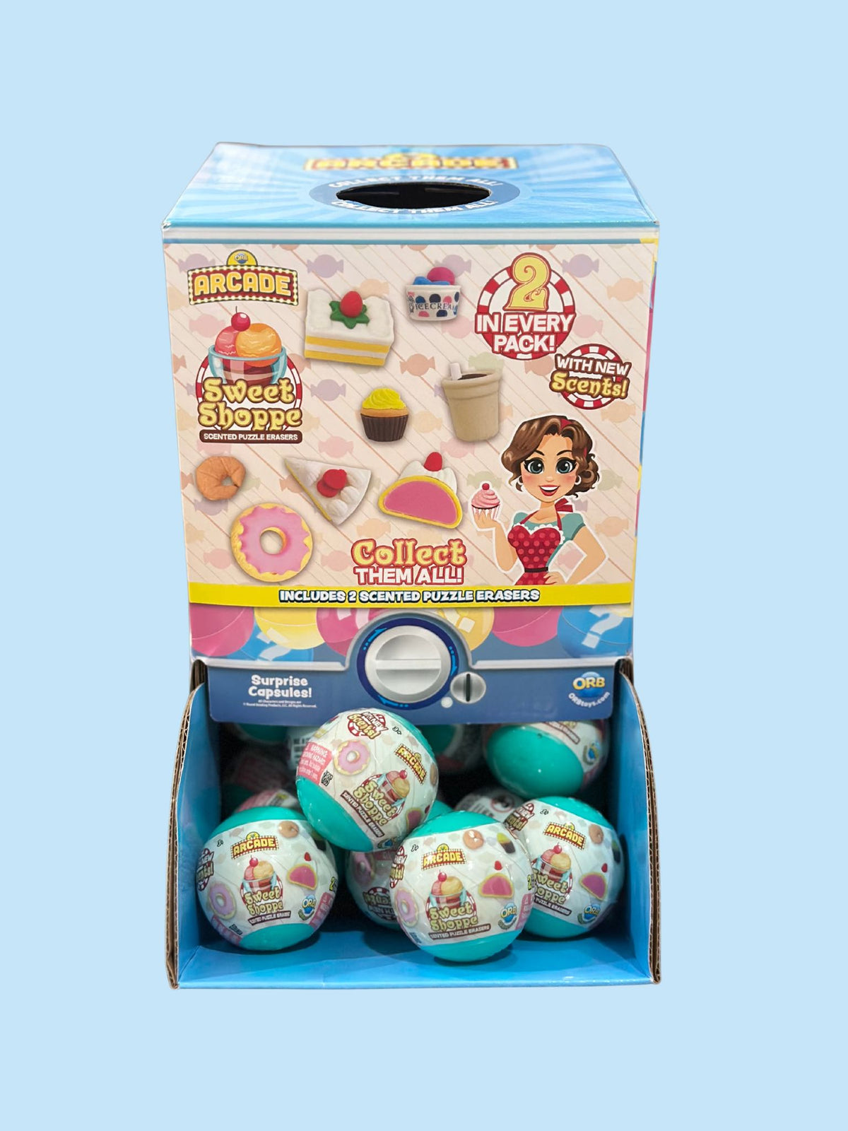 orb arcade capsule sweet shop