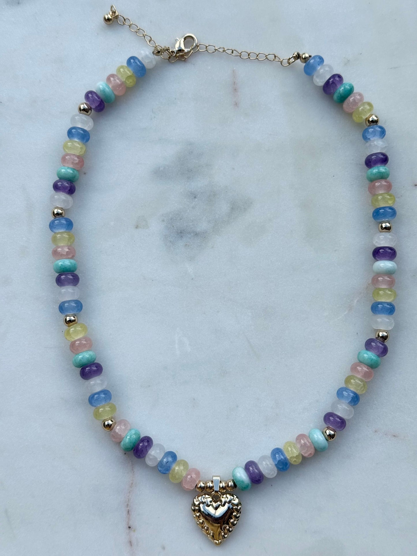 heart full of color necklace