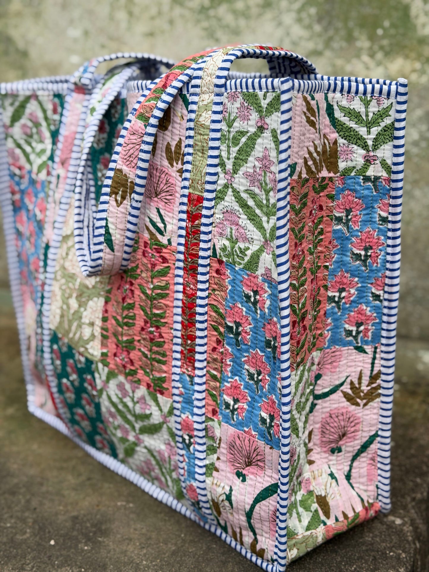 the park quilted tote