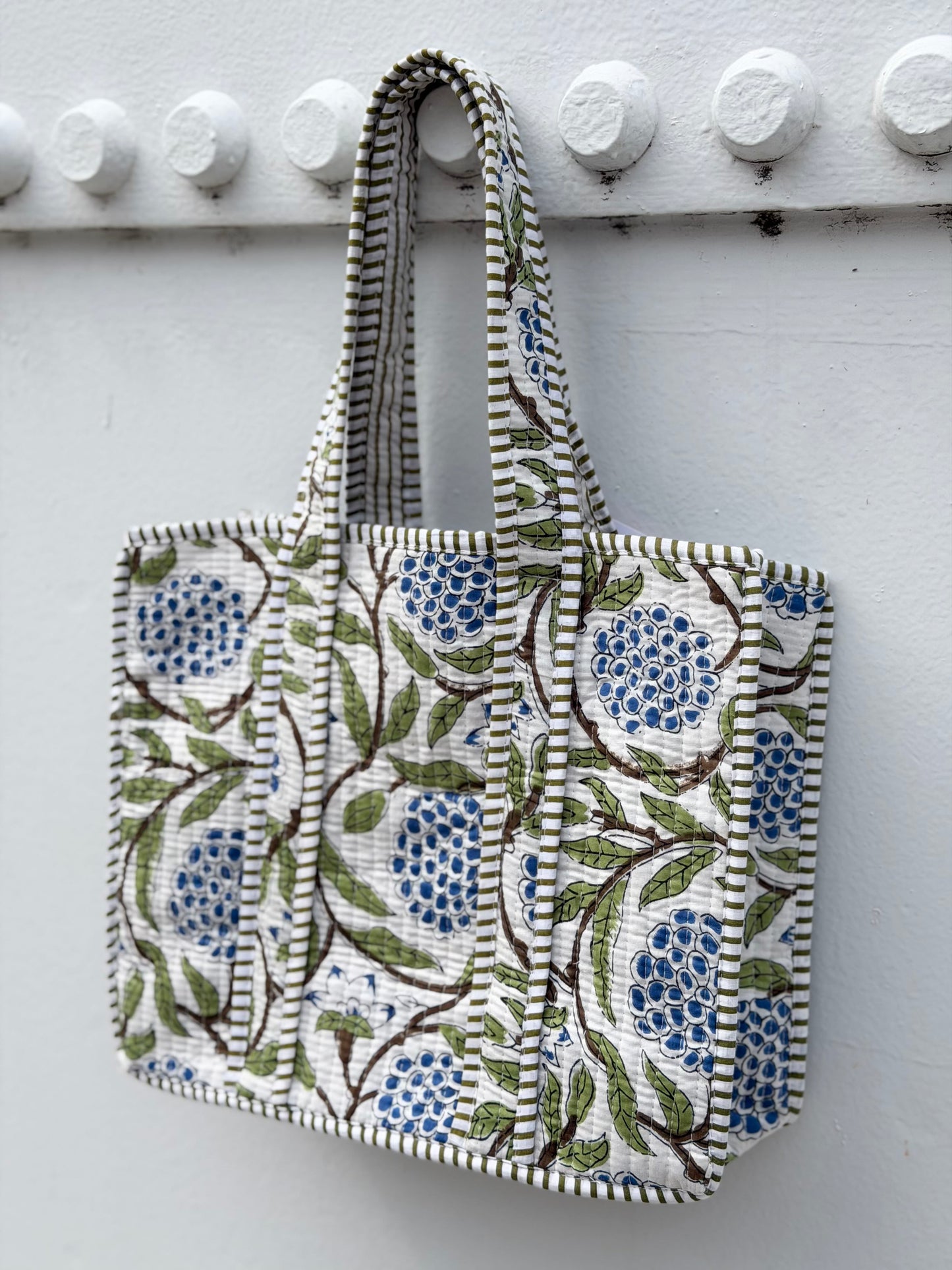 the park quilted tote